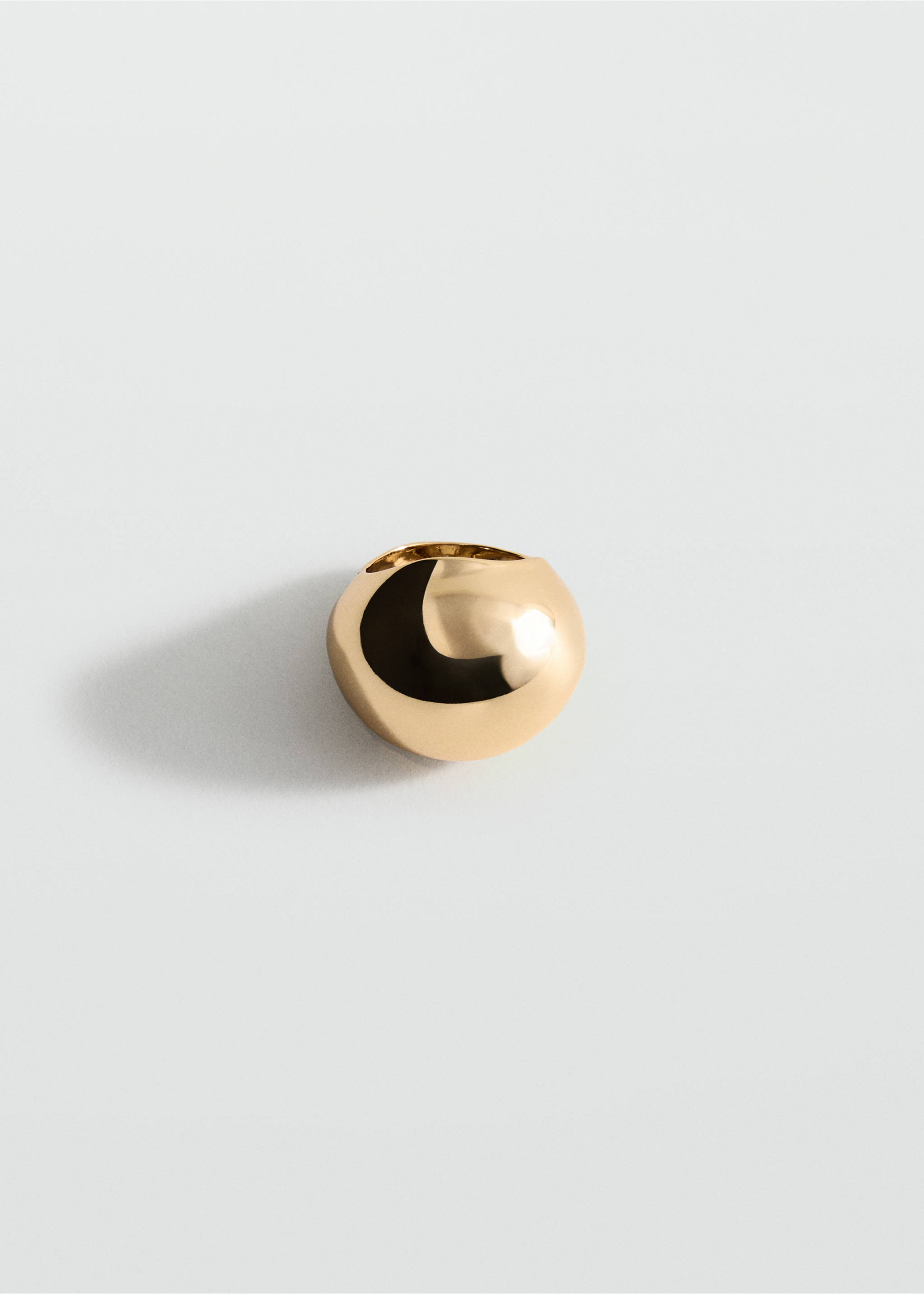 Metallic volume ring - Article without model, Gold. Ref: 17094119-00.