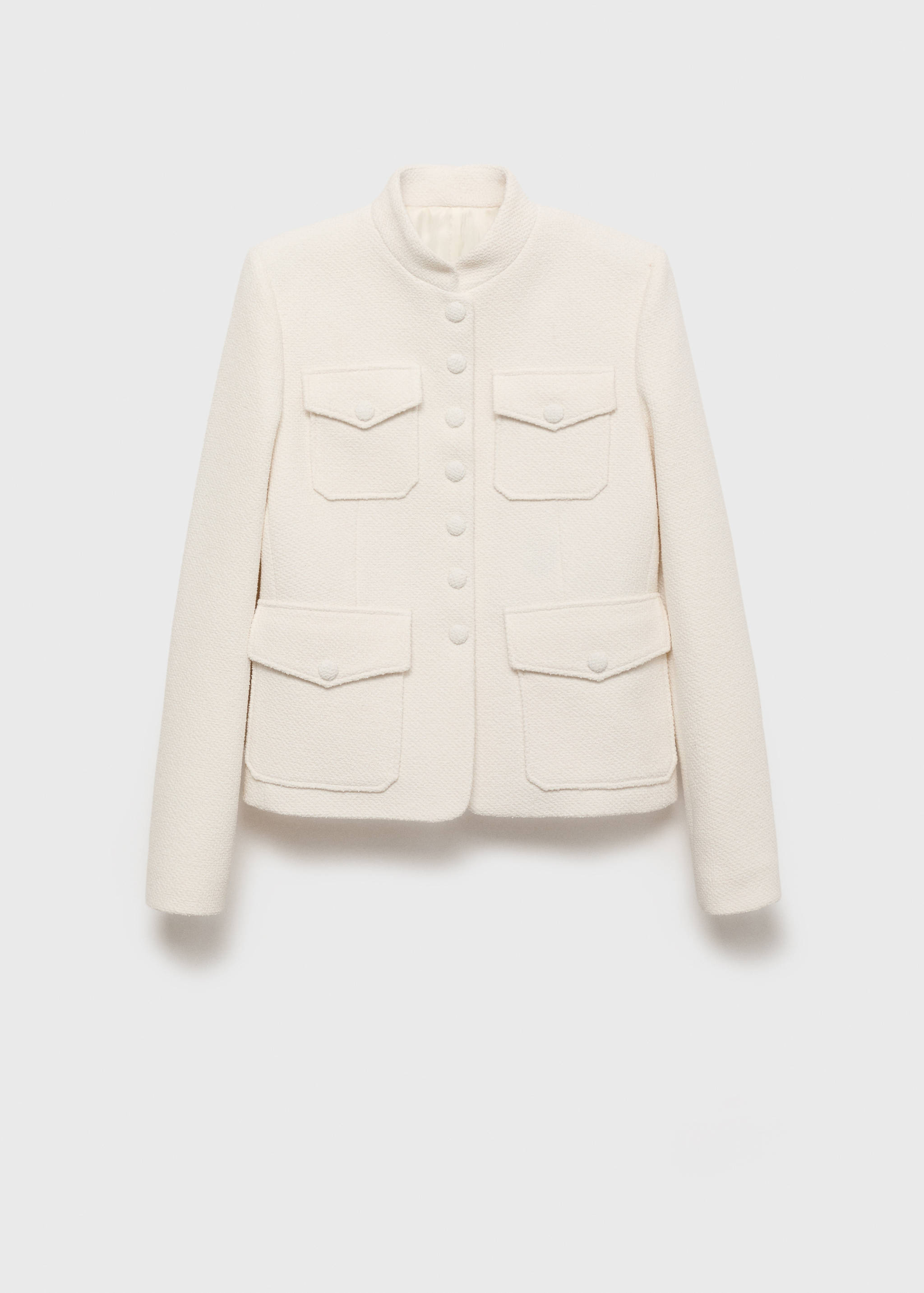 Bouclé jacket with pockets - Article without model