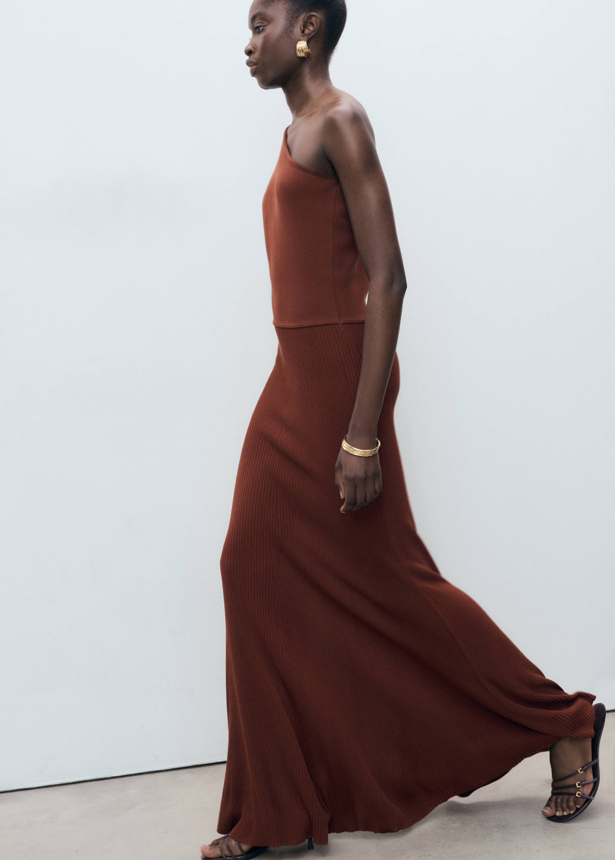 Robe maille combiné asymétrique - Détail de l'article 3