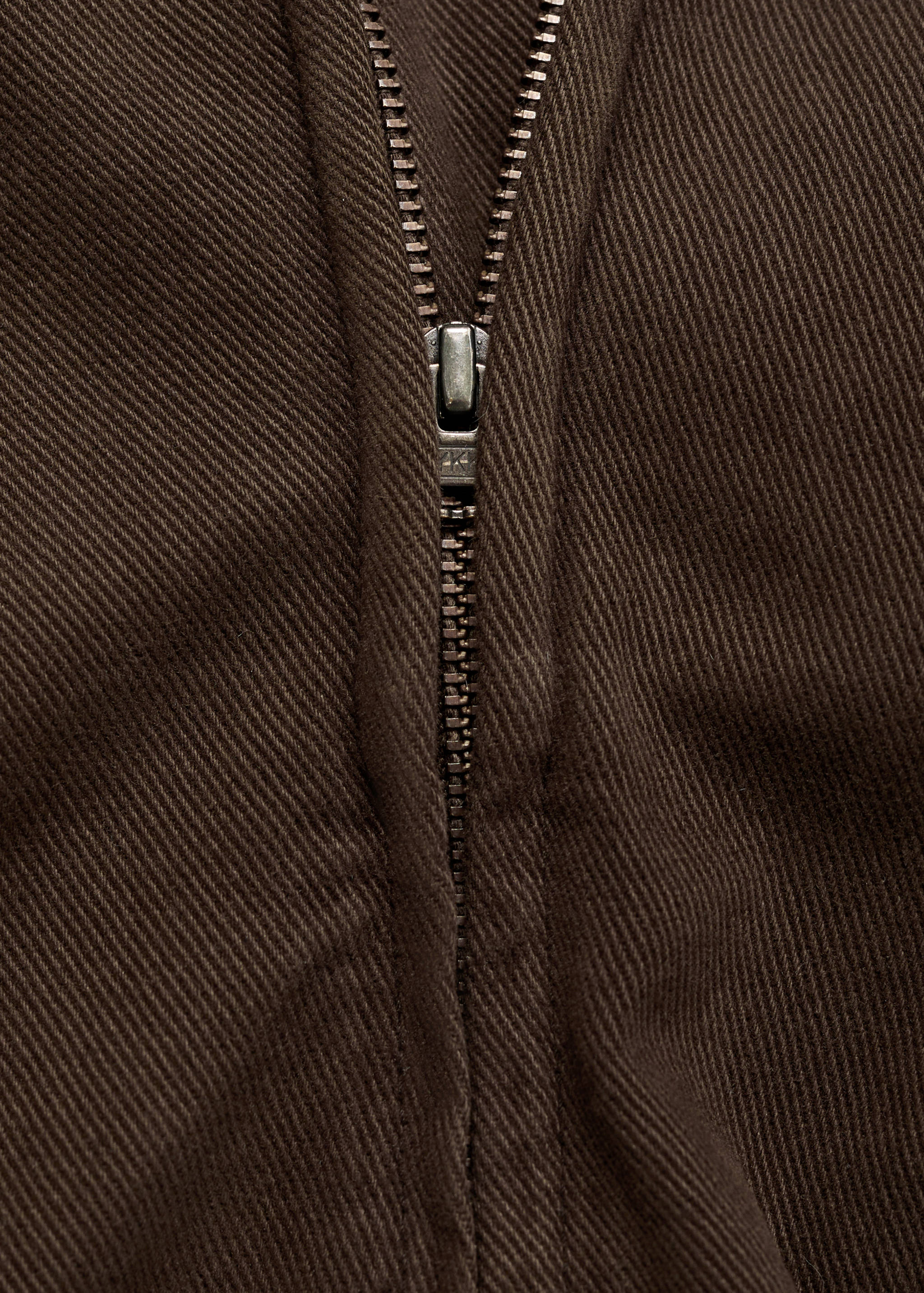 Flared denim top - Details of the article 0