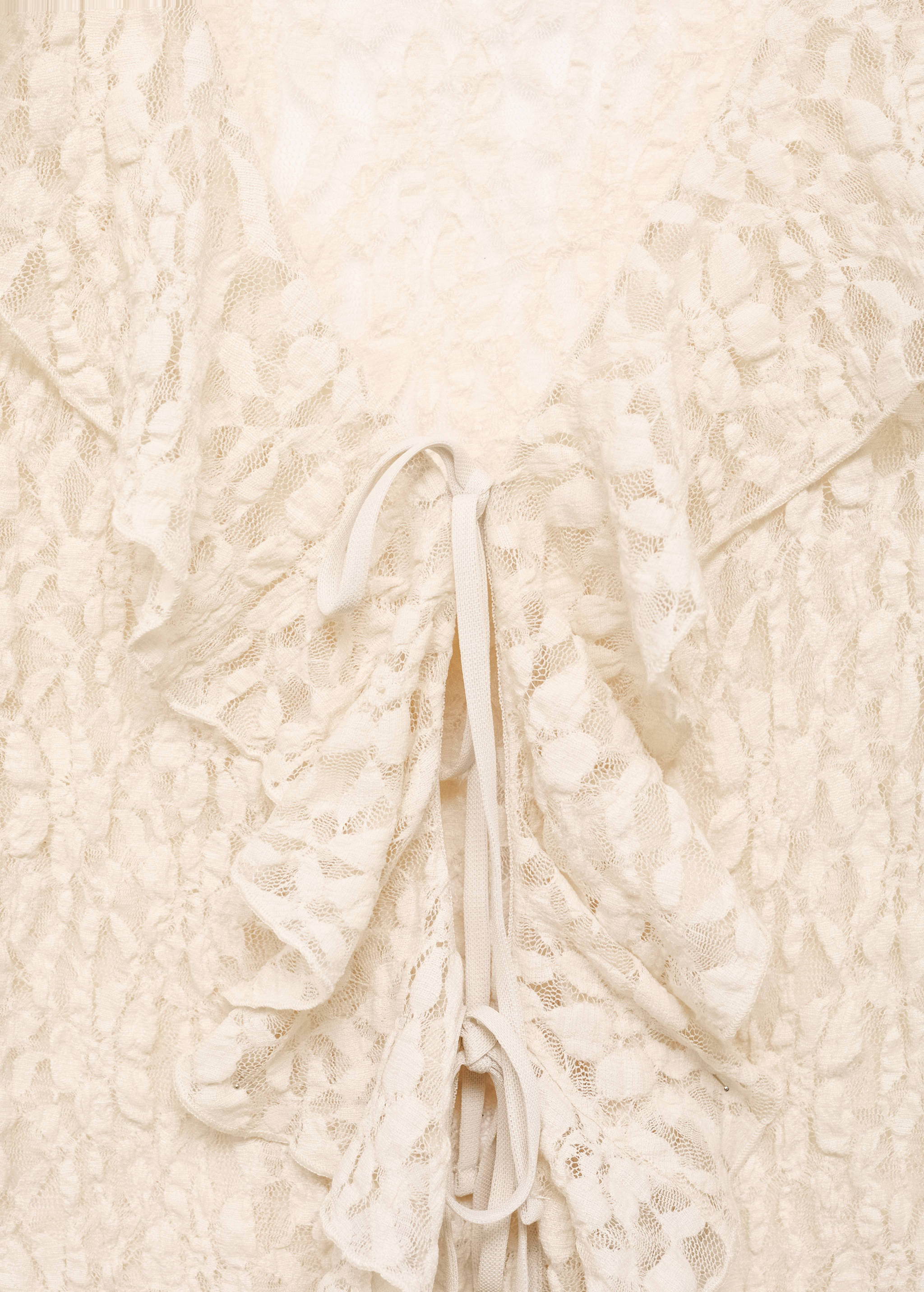 Lace blouse with ruffles - Details of the article 8