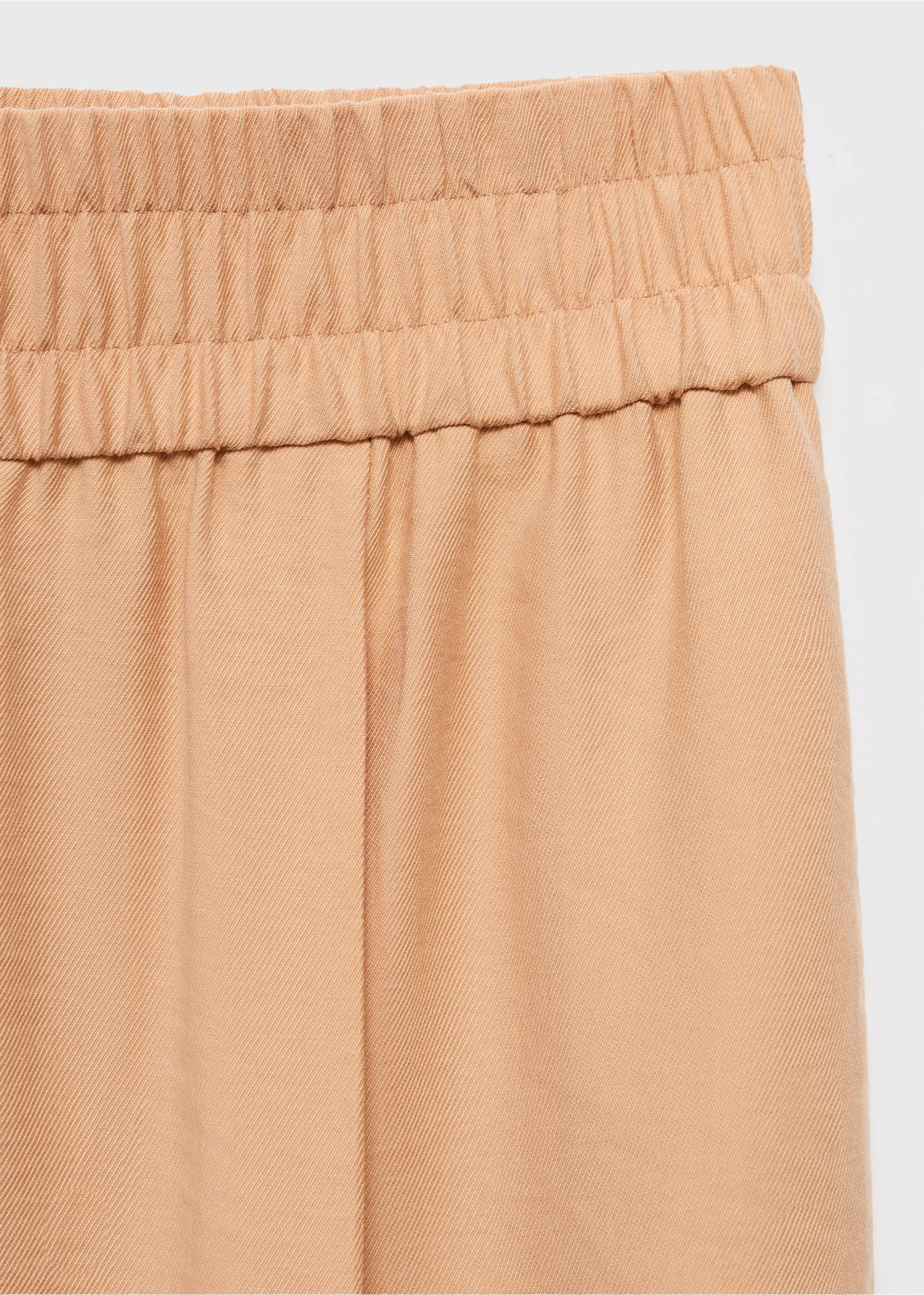 Pantalons lyocell cintura elàstica - Detall de l'article 8, Nude. Ref: 17094145-00.