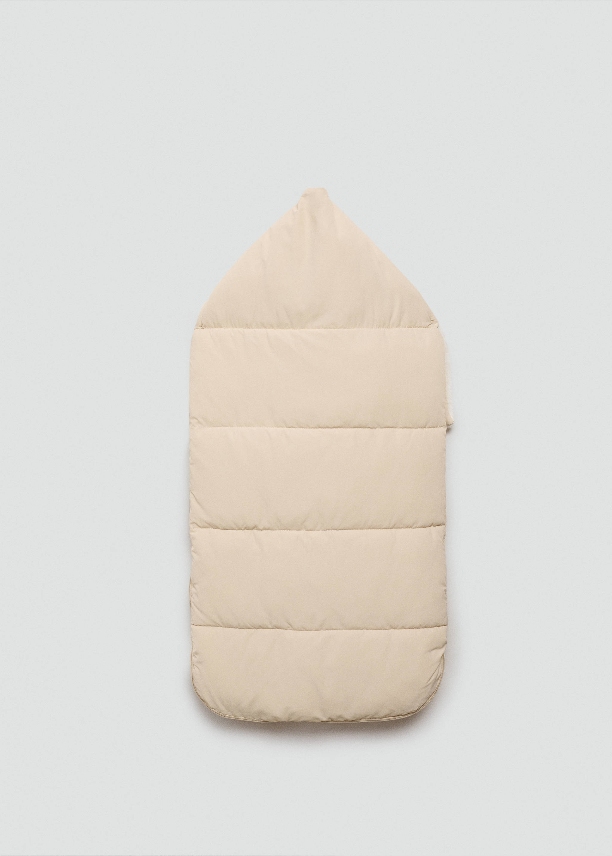 Fur-effect walking bag - Medium plane, Beige. Ref: 17094405-00.