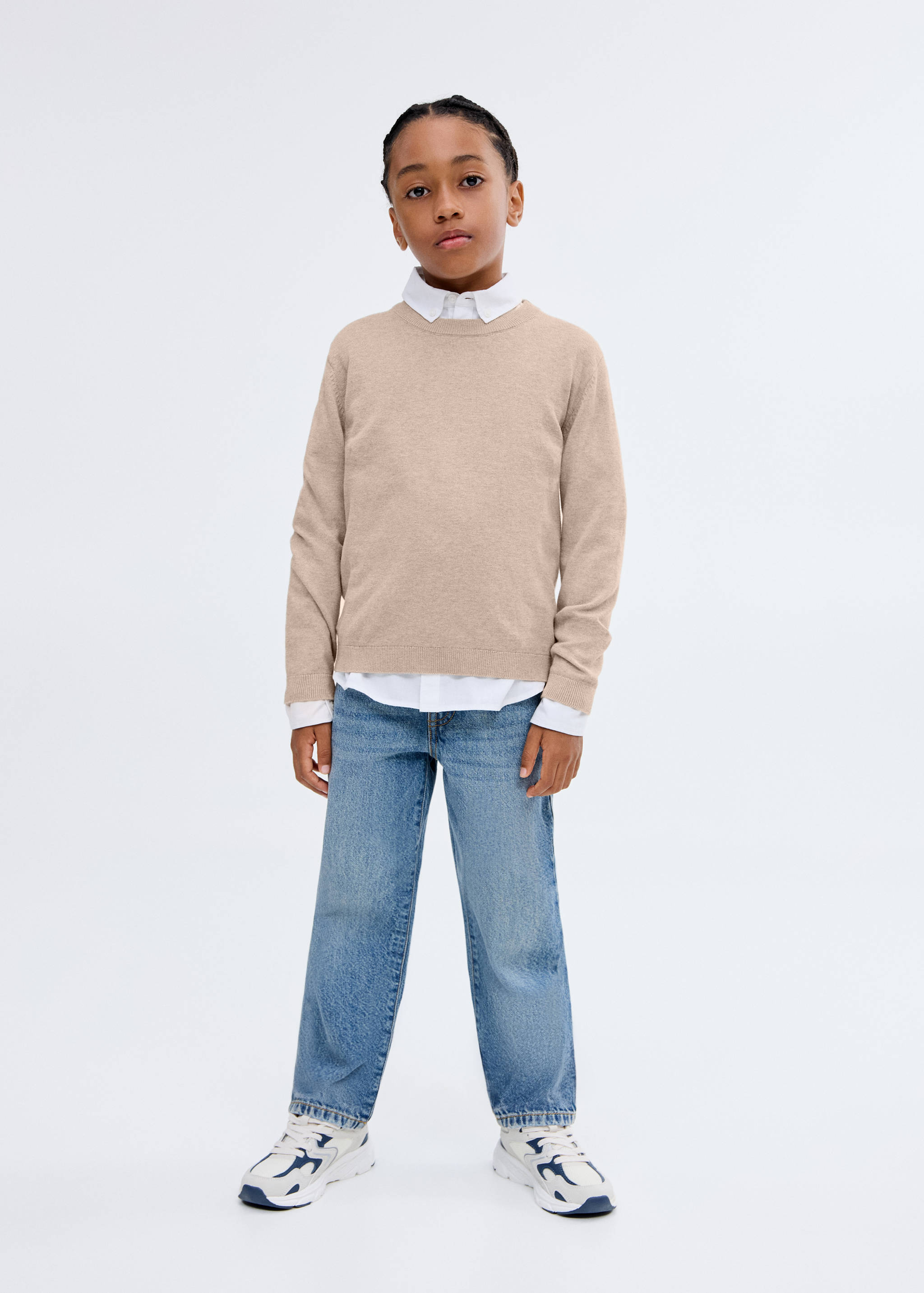 Essential cotton-blend sweater - General plane