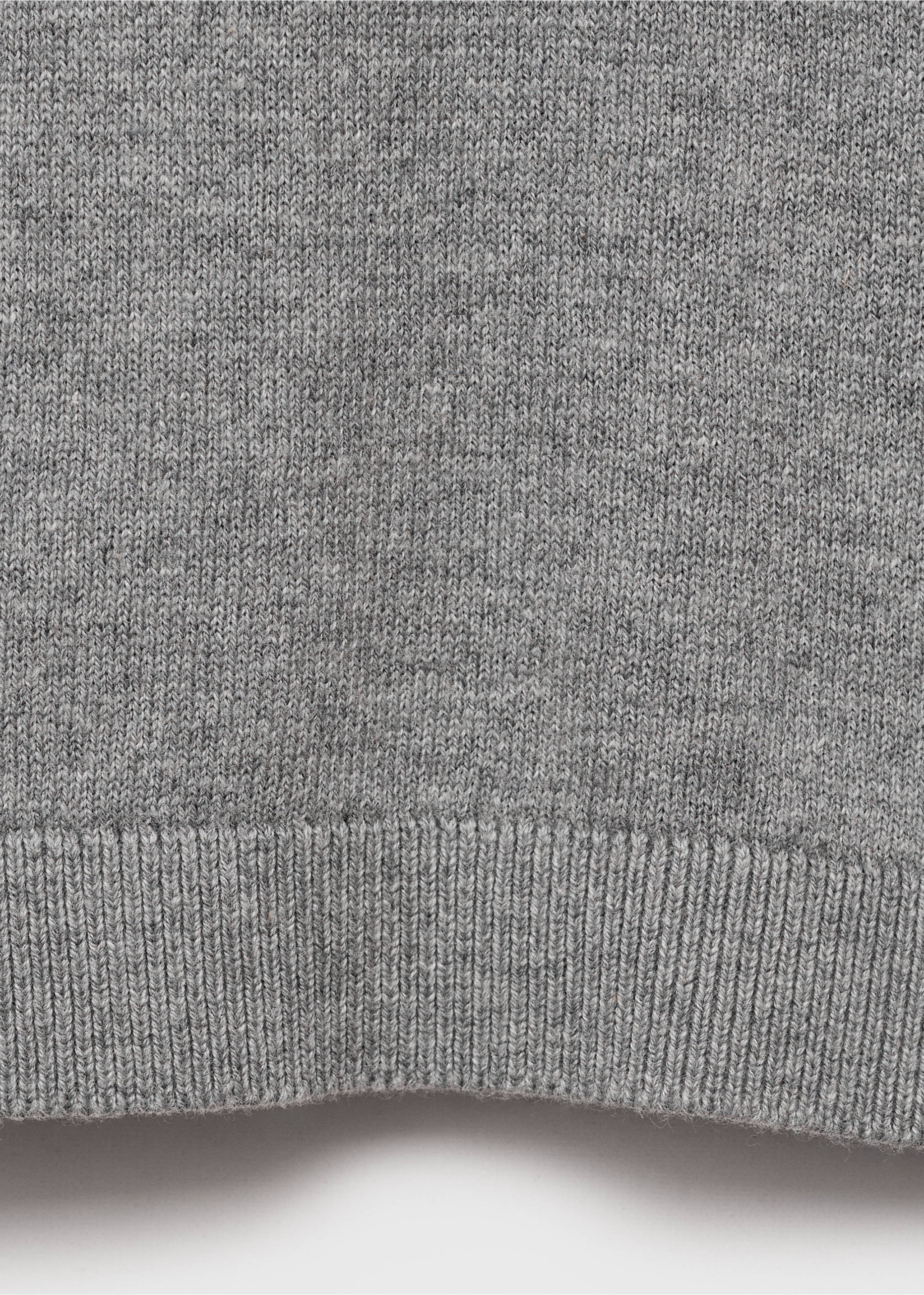 Essential cotton-blend sweater - Details of the article 0, Medium Heather Grey. Ref: 17094412-00.