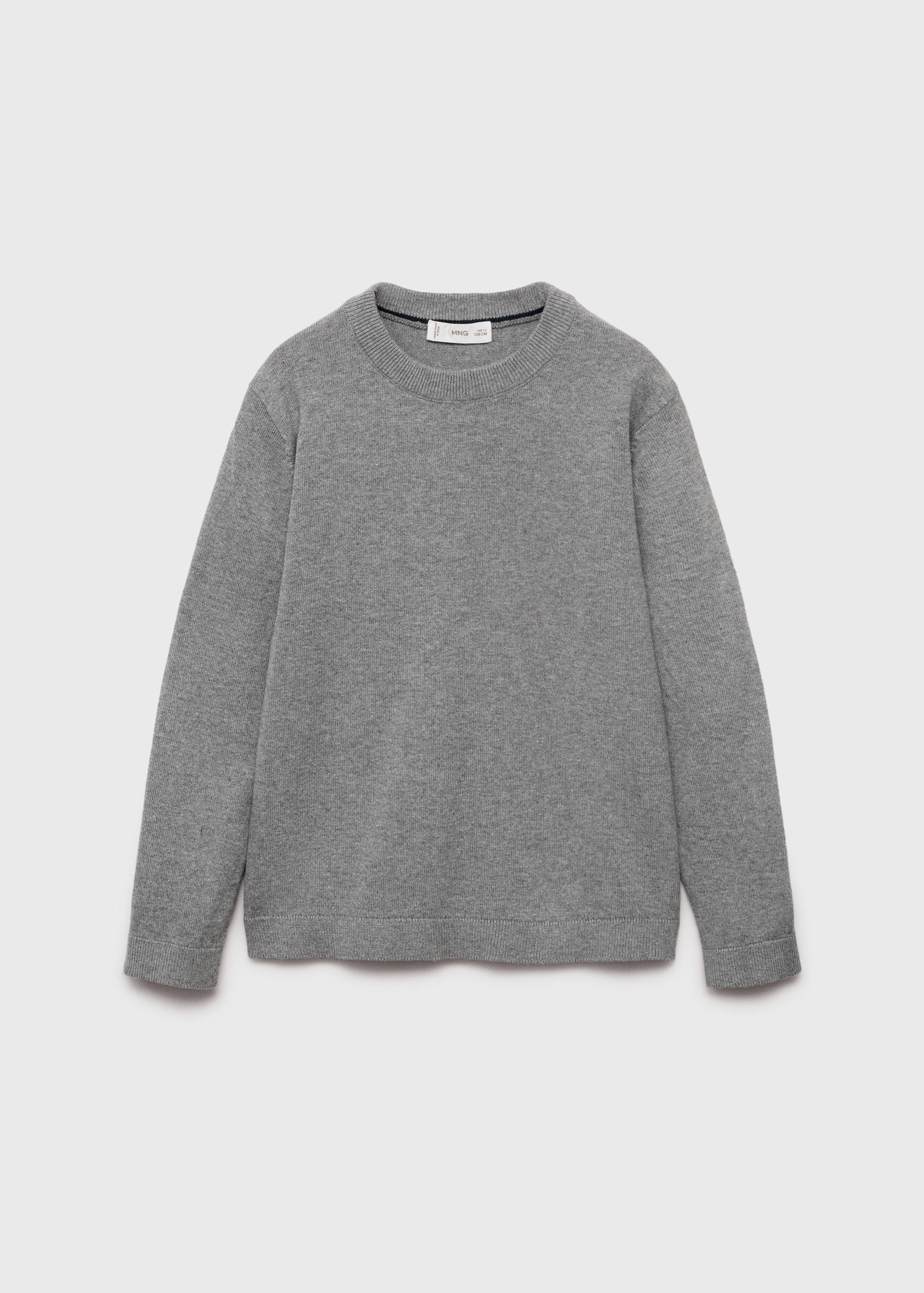 Basic-Pullover aus Baumwoll-Mix - Artikel ohne Model