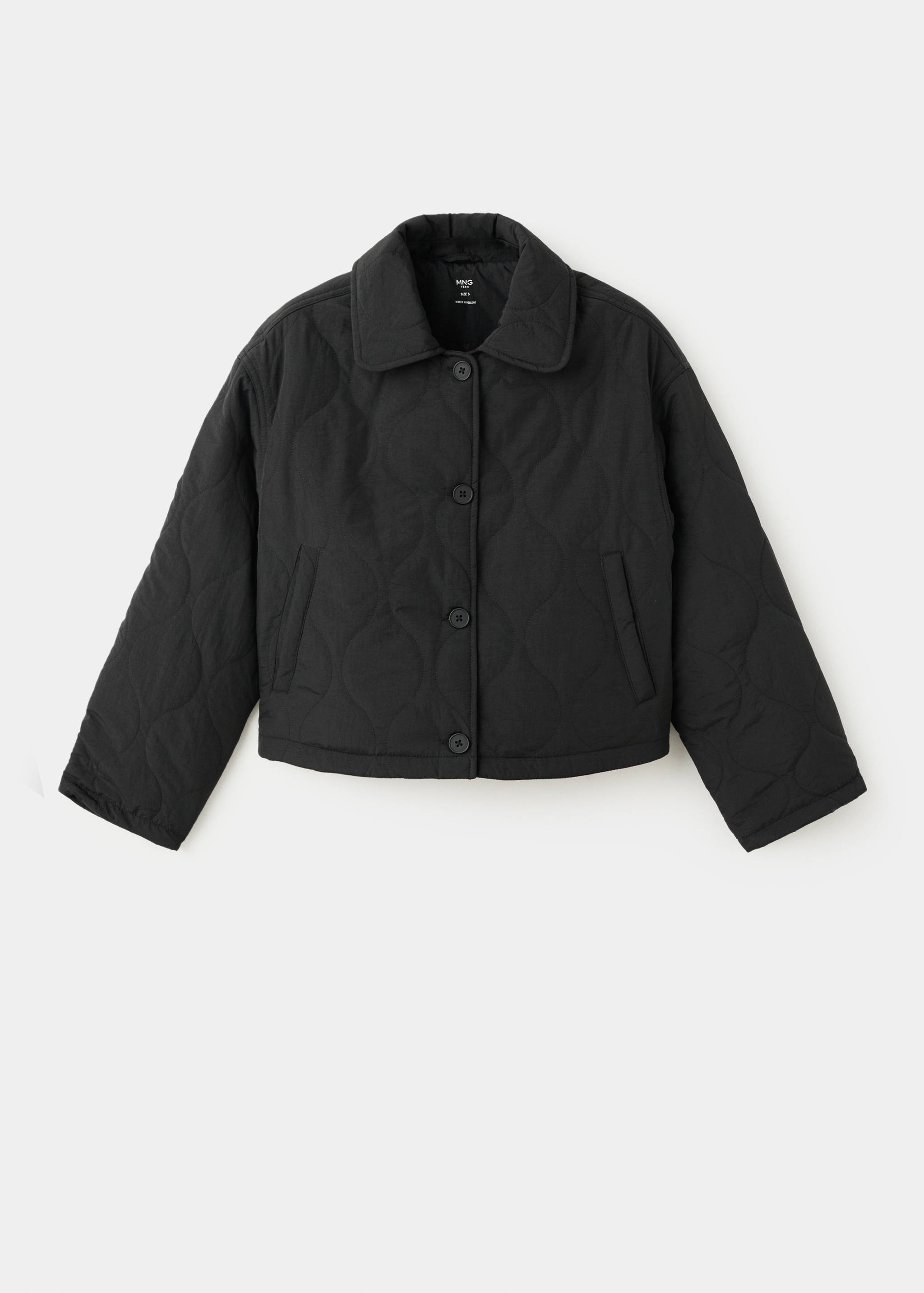 Gesteppter Parka mit Knöpfen - Artikel ohne Model