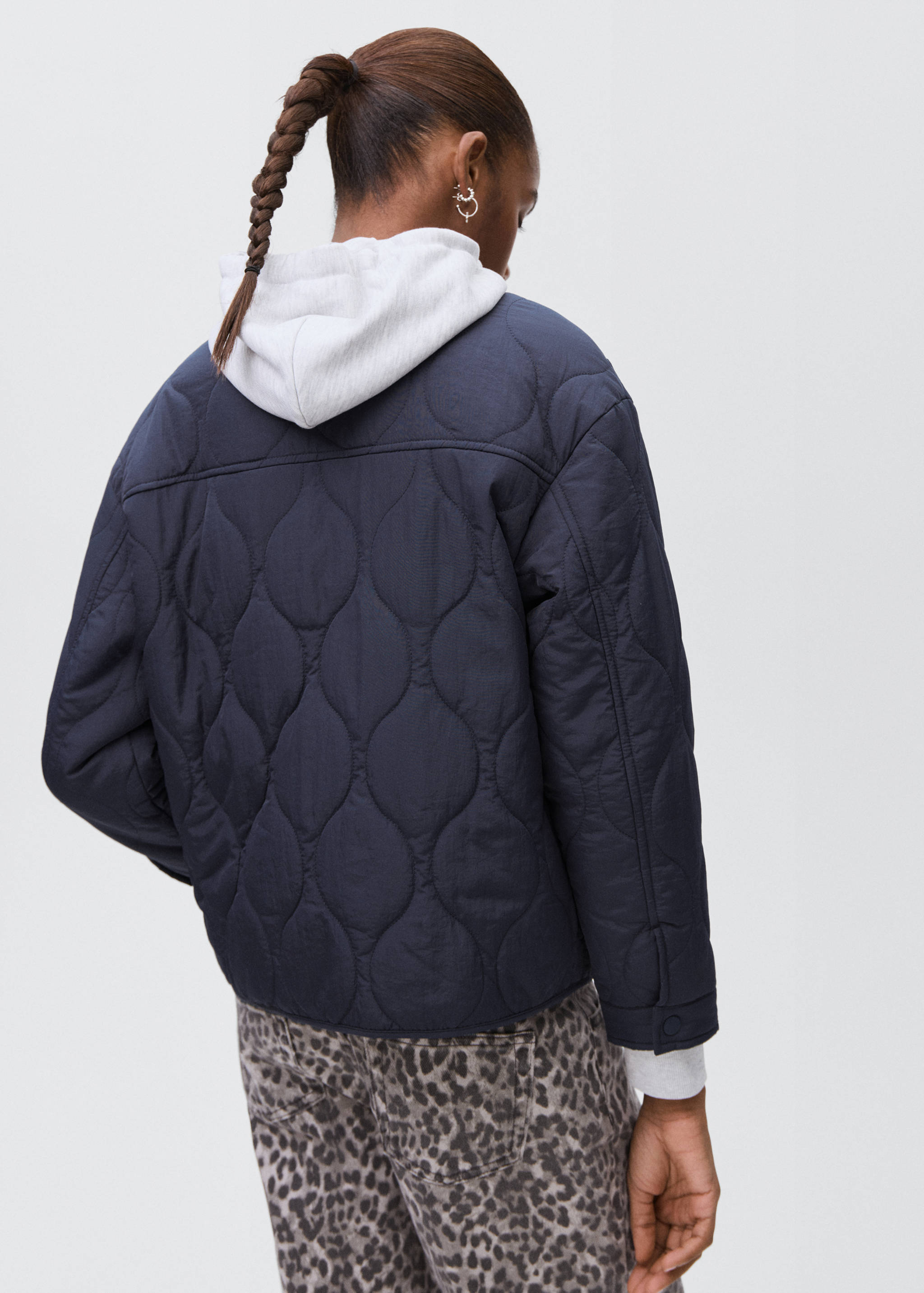 Quilted jacket - Reverse of the article