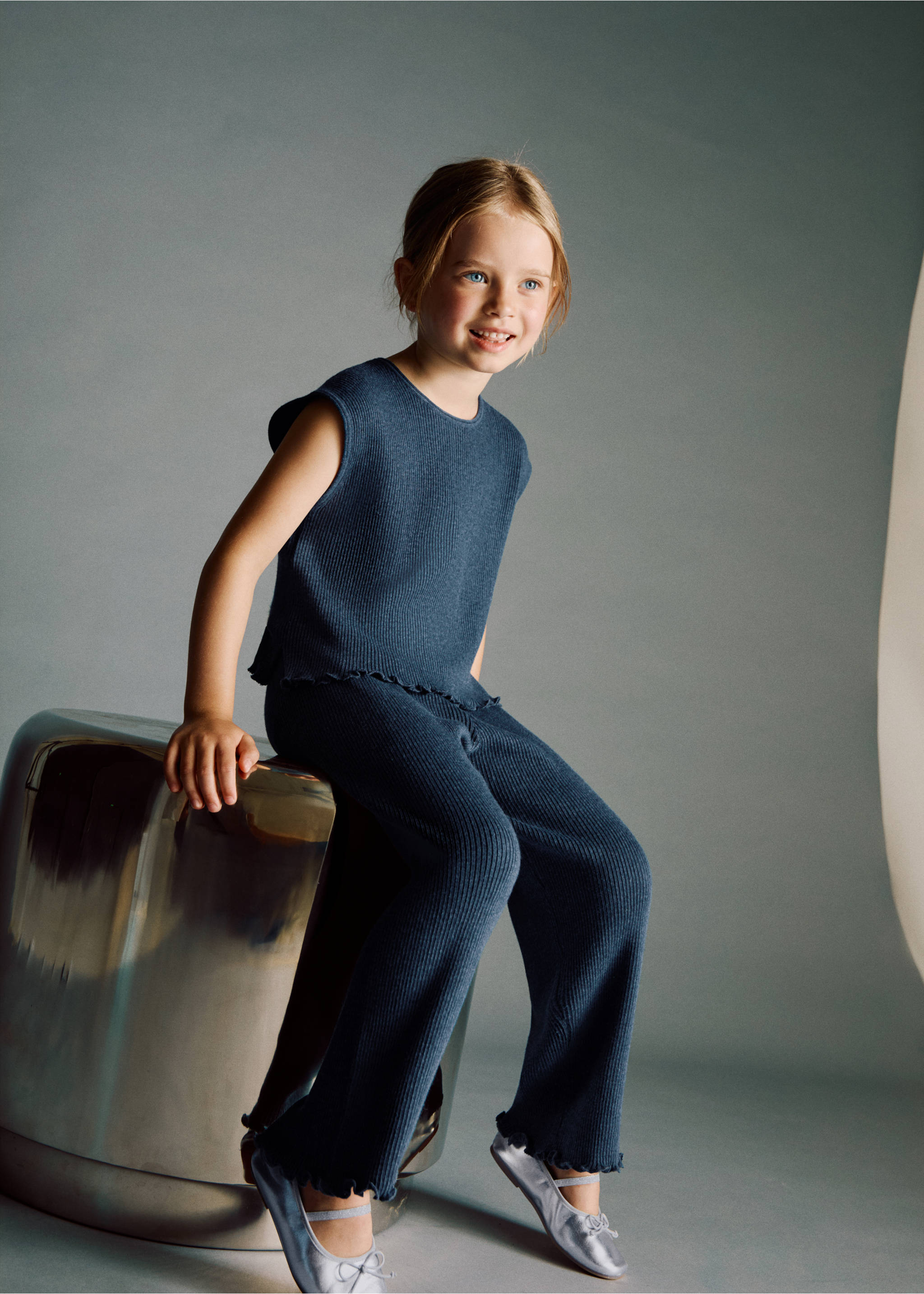 Ribbed jersey jacket - General plane, Indigo Blue. Ref: 17094416-00.