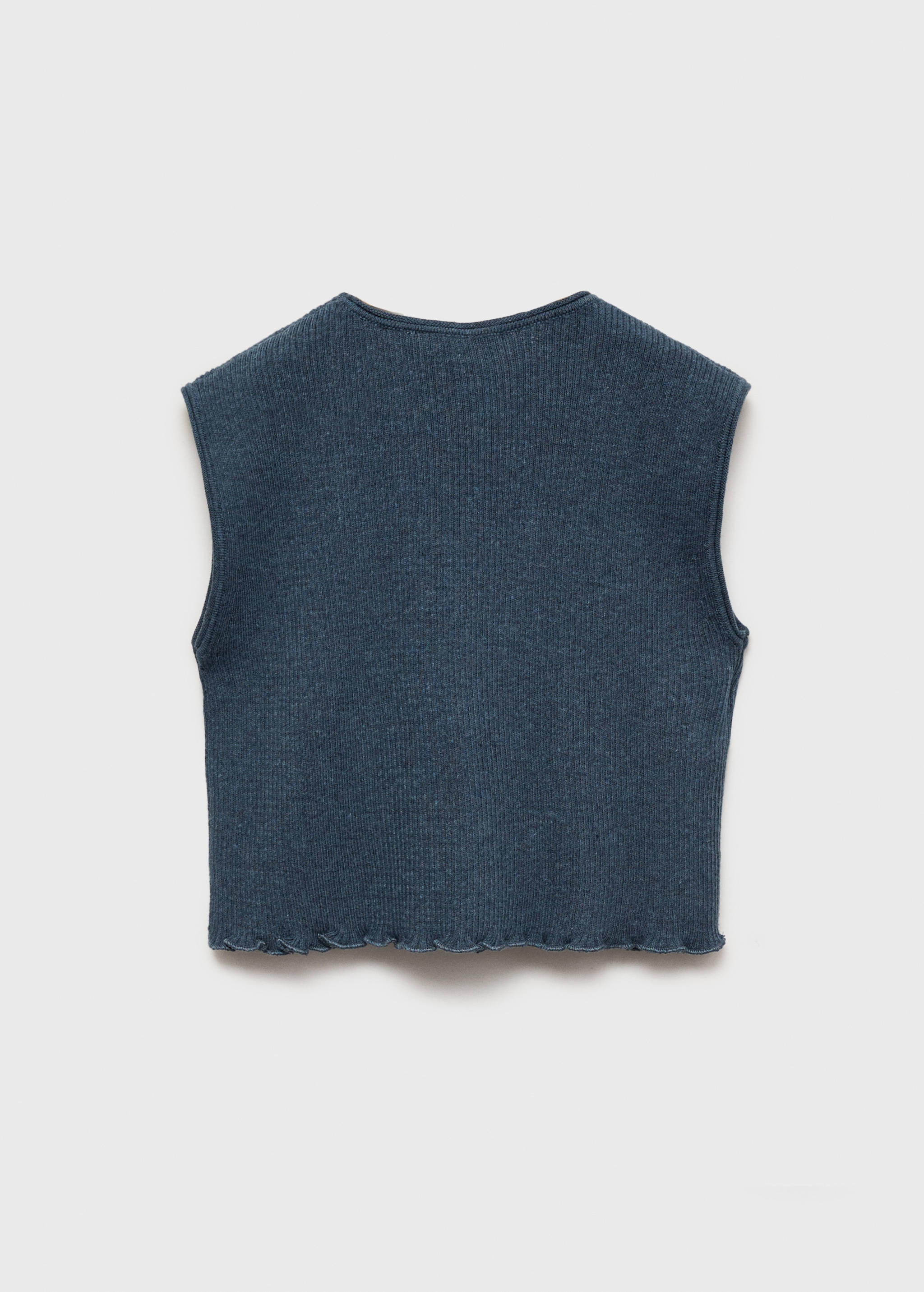 Ribbed jersey jacket - Reverse of the article