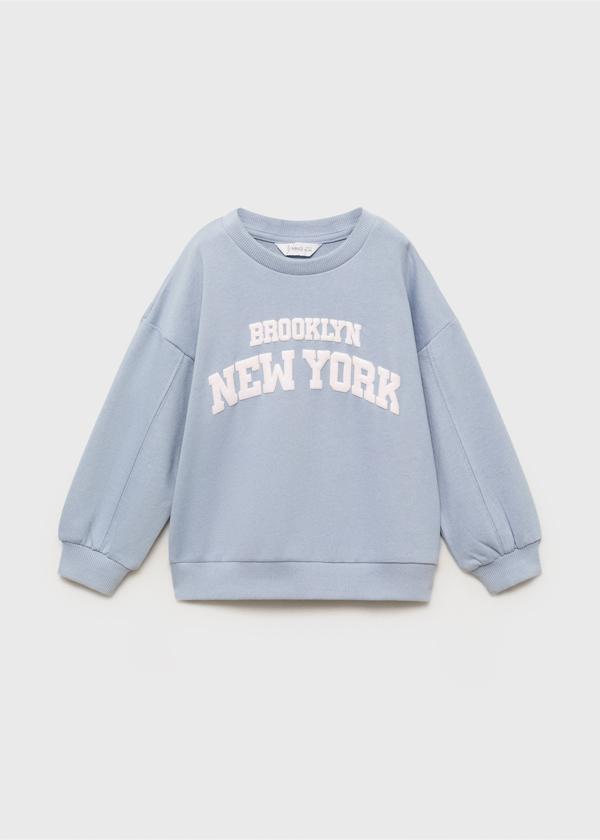 New York sweatshirt - Artikel utan modell, Blå. Ref: 17094419-00.