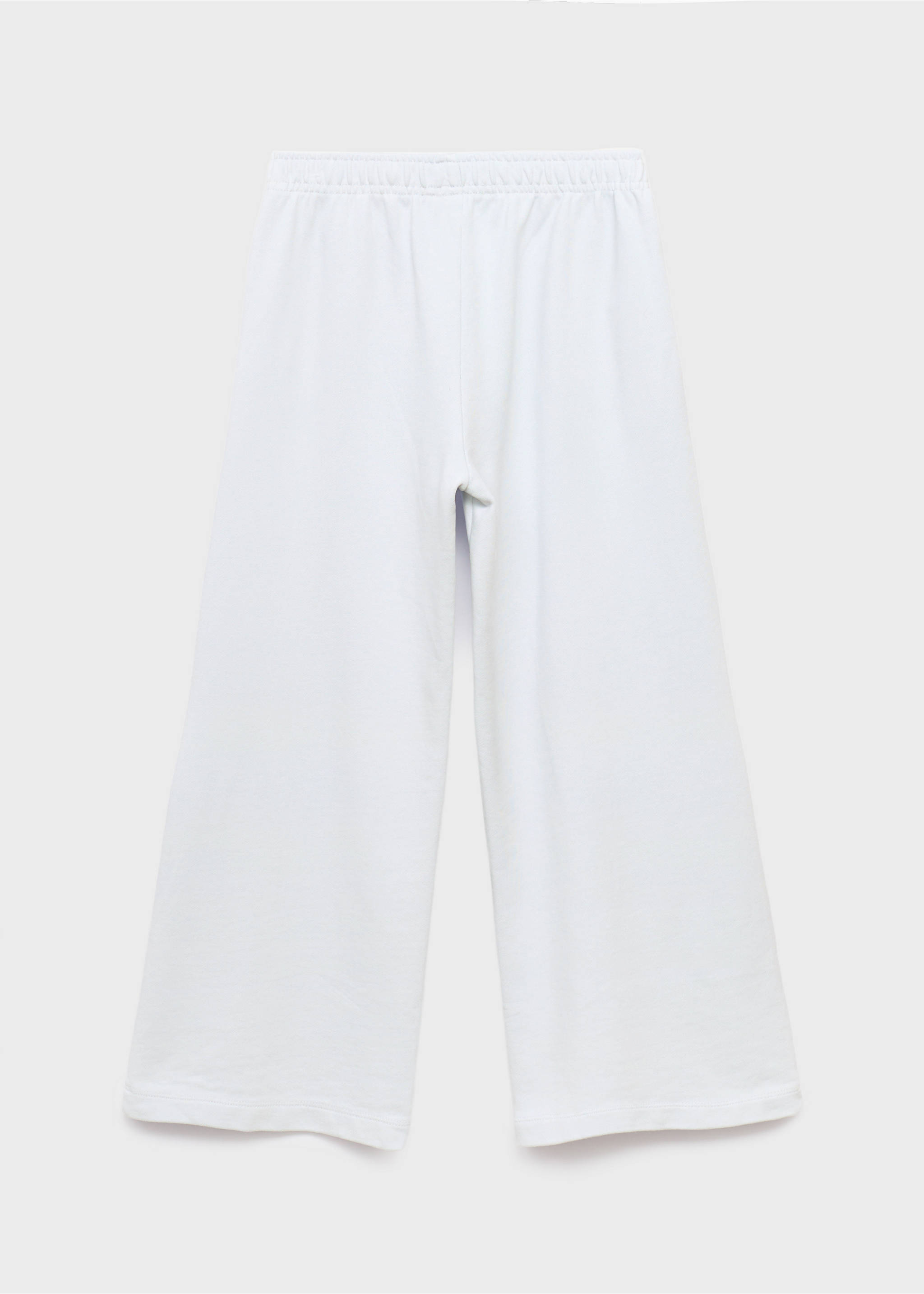 Cotton joggers with elastic waist - Reverse of the article, Sky Blue. Ref: 17094421-00.