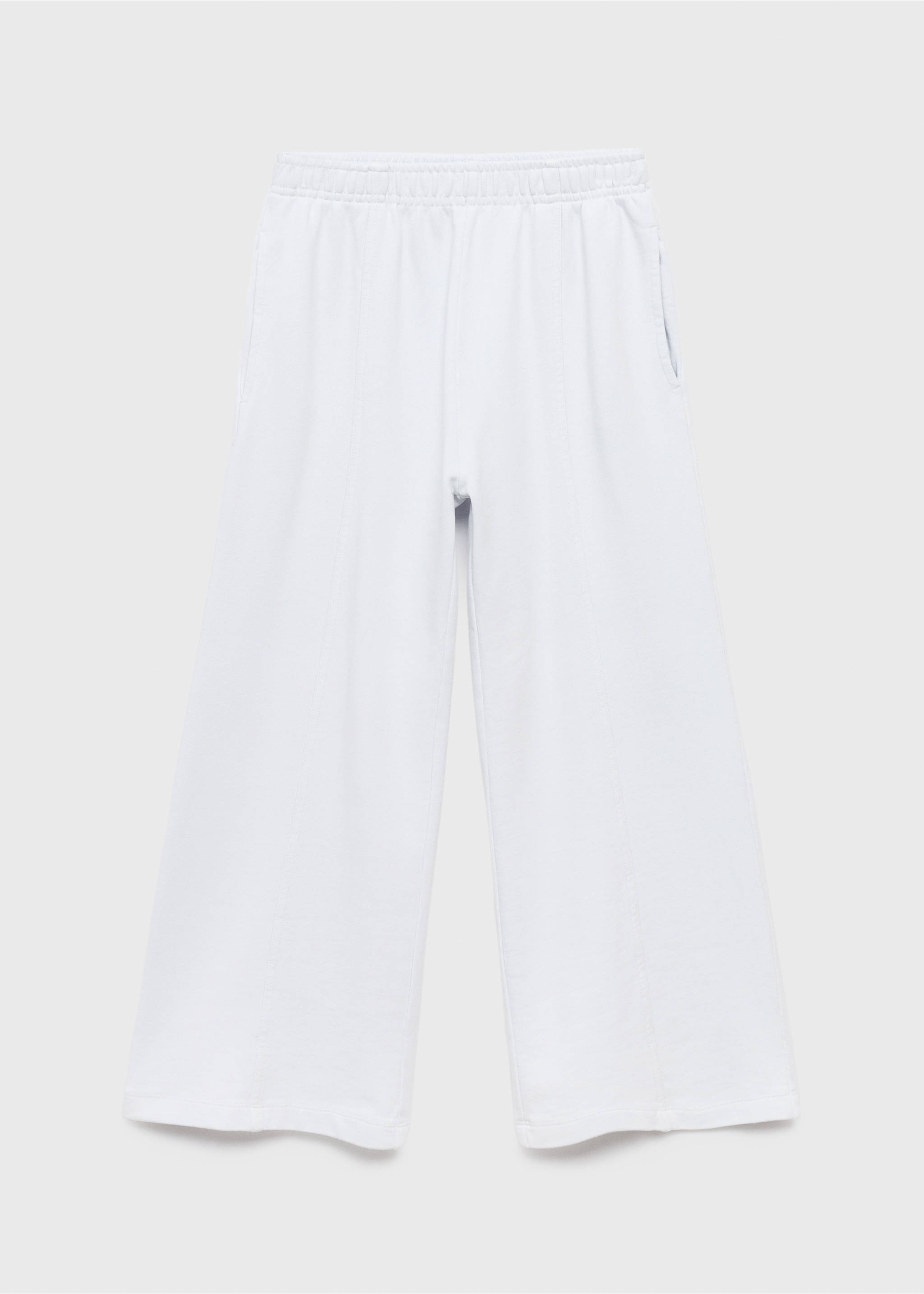 Βαμβακερό joggers με ελαστική μέση - Προϊόν χωρίς μοντέλο, Γαλάζιο. Ref: 17094421-00.