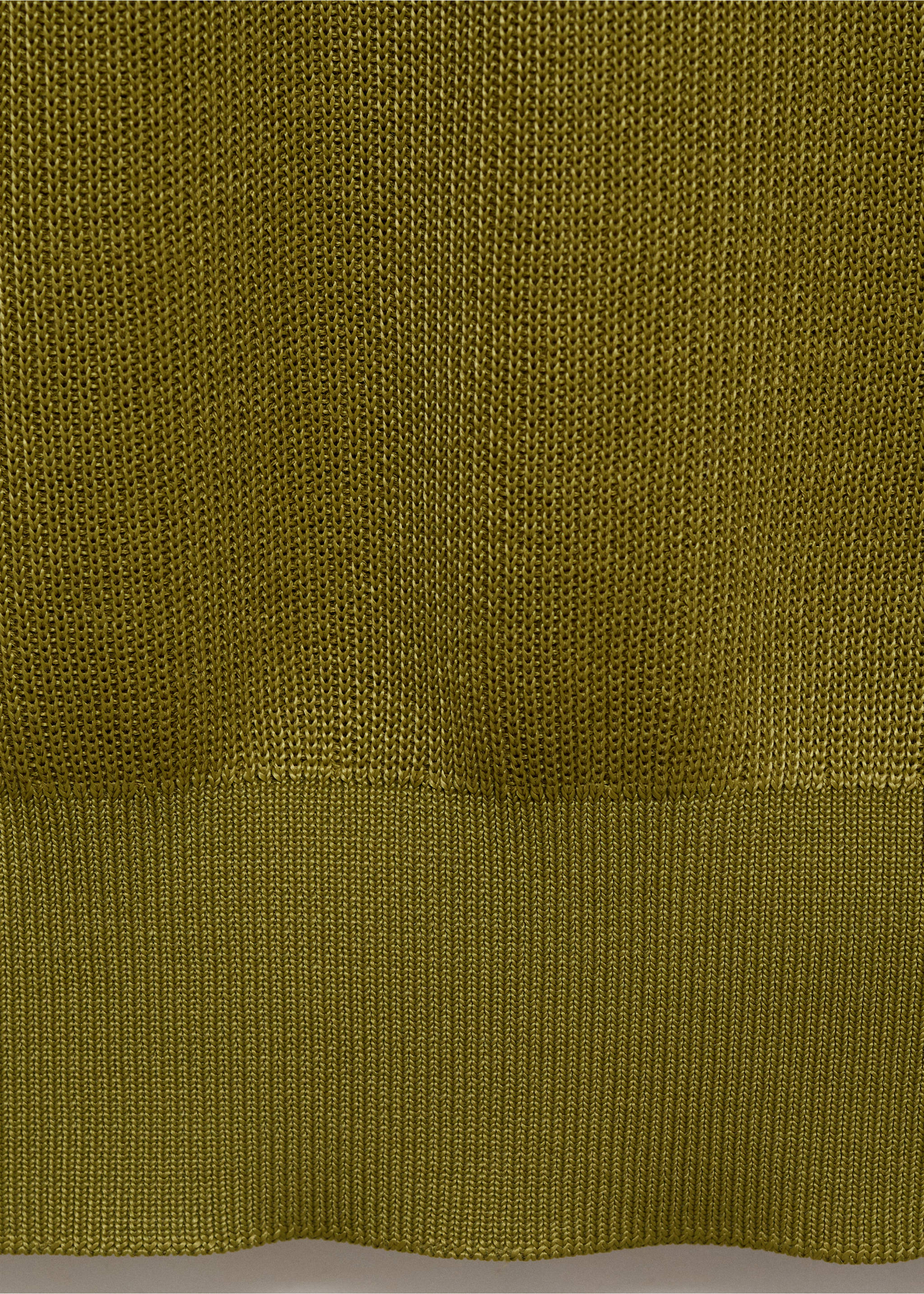Polo coton microstructure - Détail de l'article 0, Vert. Ref: 17094423-00.