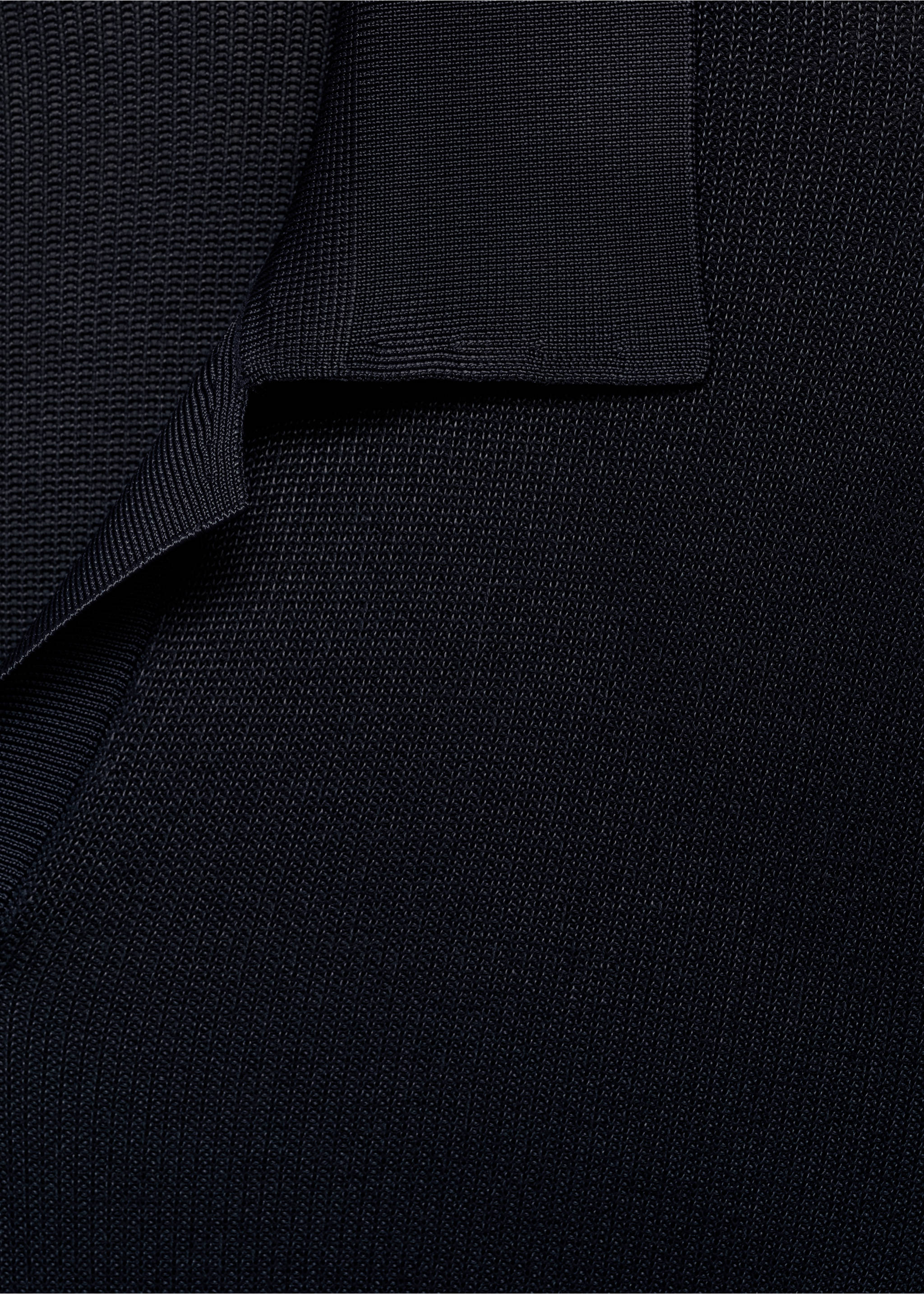 Poloshirt aus Baumwolle mit Mikrostruktur - Detail des Artikels 8, Petrolblau. Ref: 17094423-00.