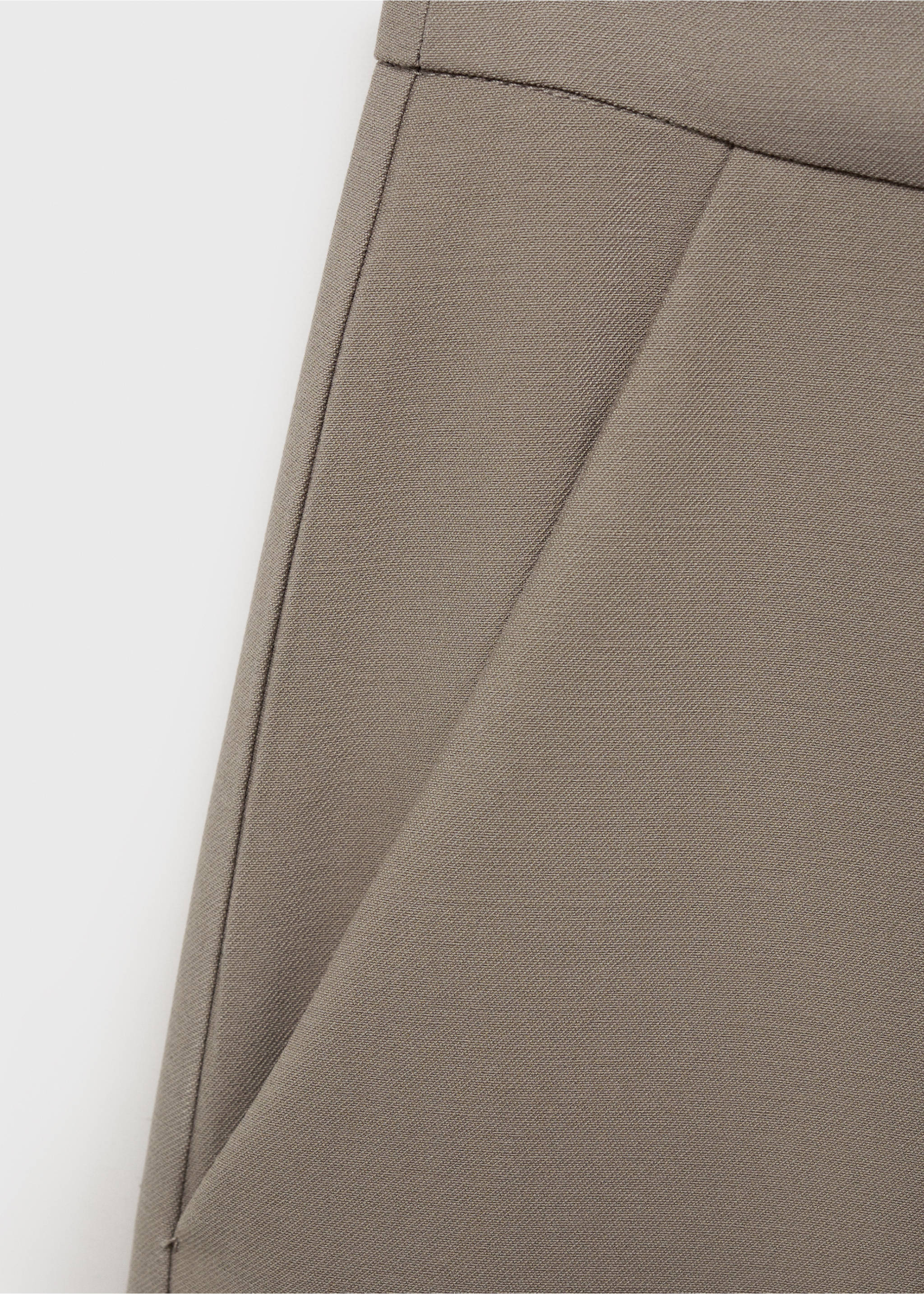 Mid-rise bermuda shorts - Details of the article 0, Grey. Ref: 17094426-00.