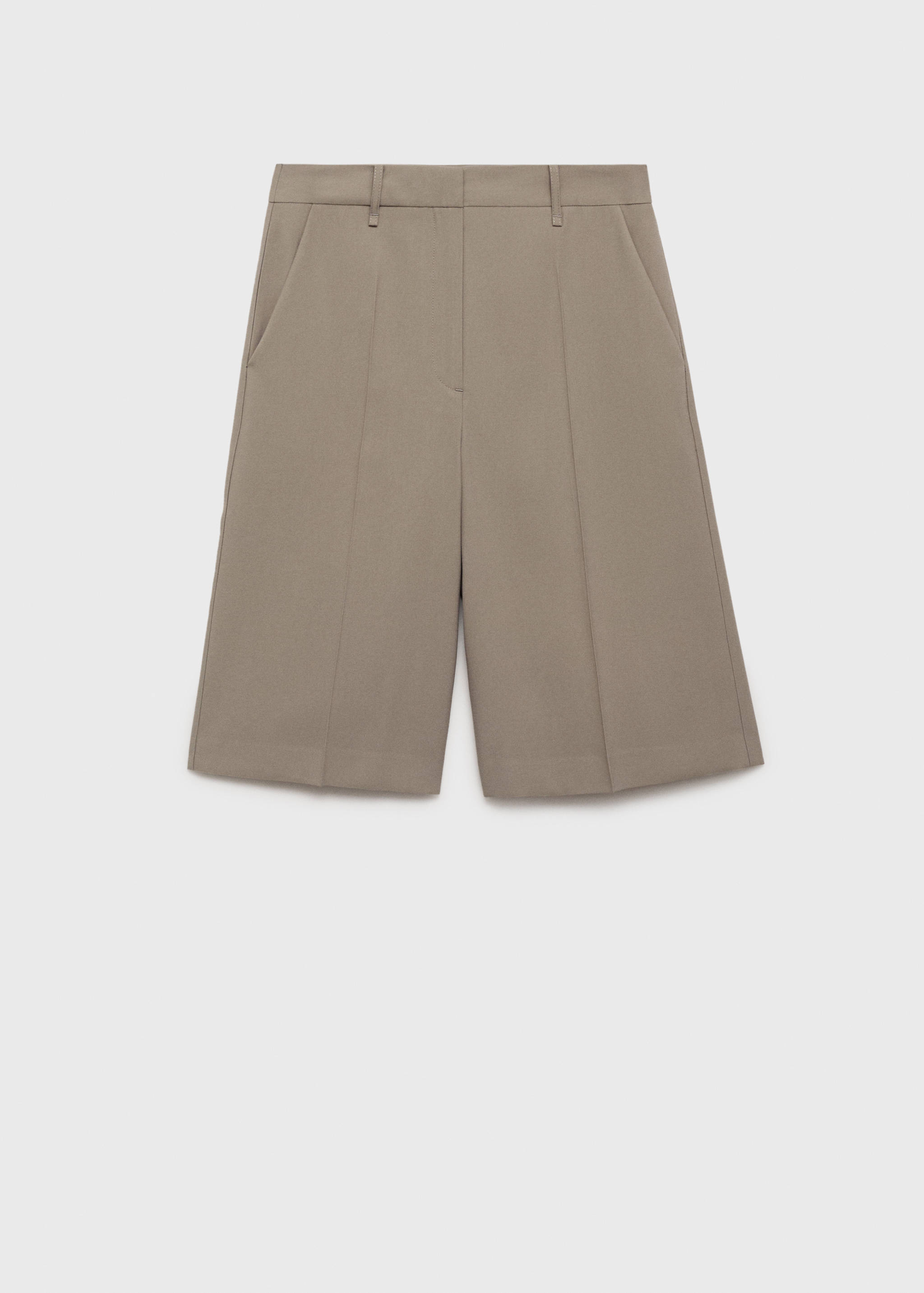 Mid-rise bermuda shorts - Article without model