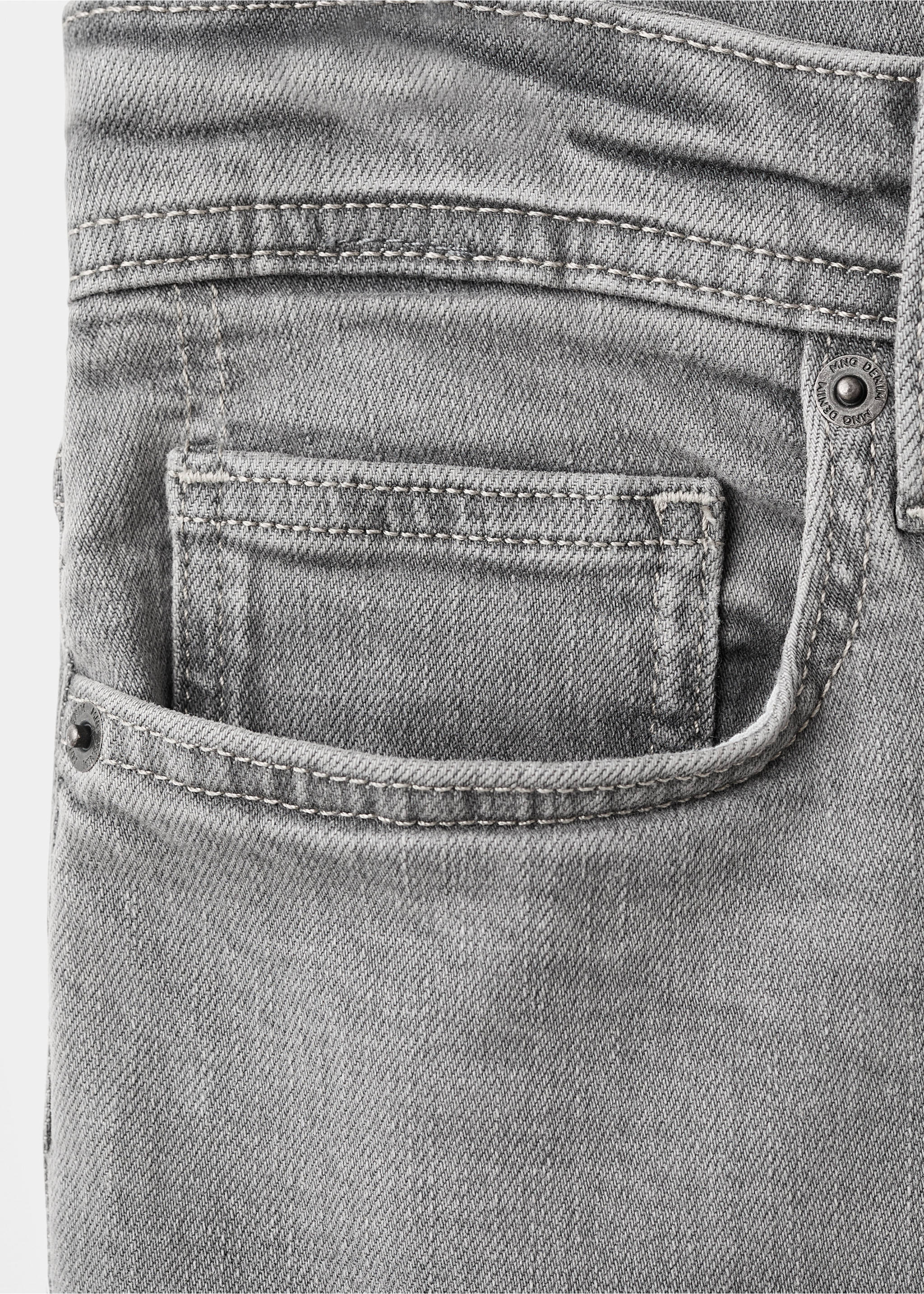 Texans Jan slim fit rentat gris - Detall de l'article 8, Gris denim. Ref: 17094437-00.