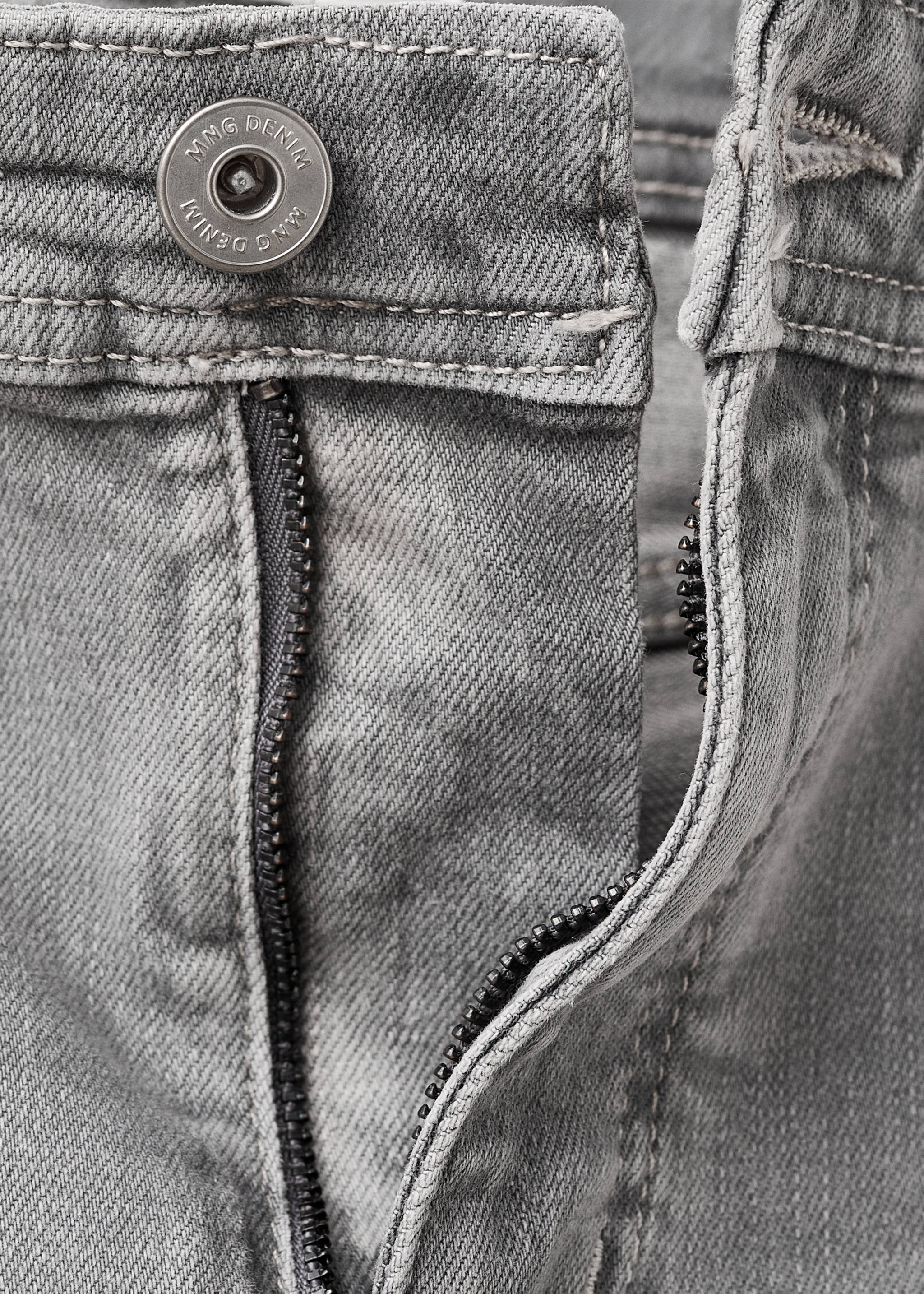 Texans Jan slim fit rentat gris - Detall de l'article 0, Gris denim. Ref: 17094437-00.