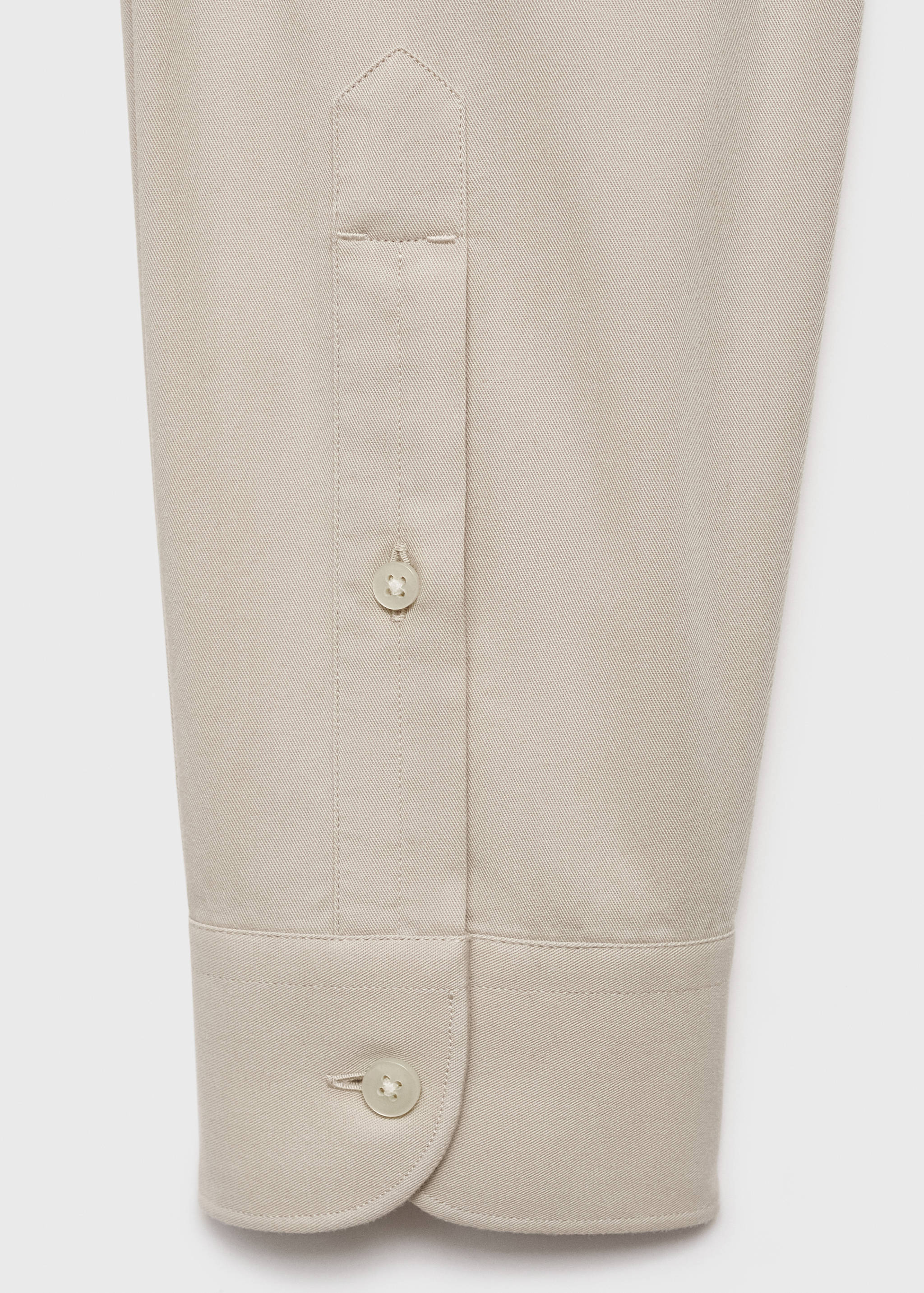 100% cotton regular fit pocket shirt - Details of the article 0