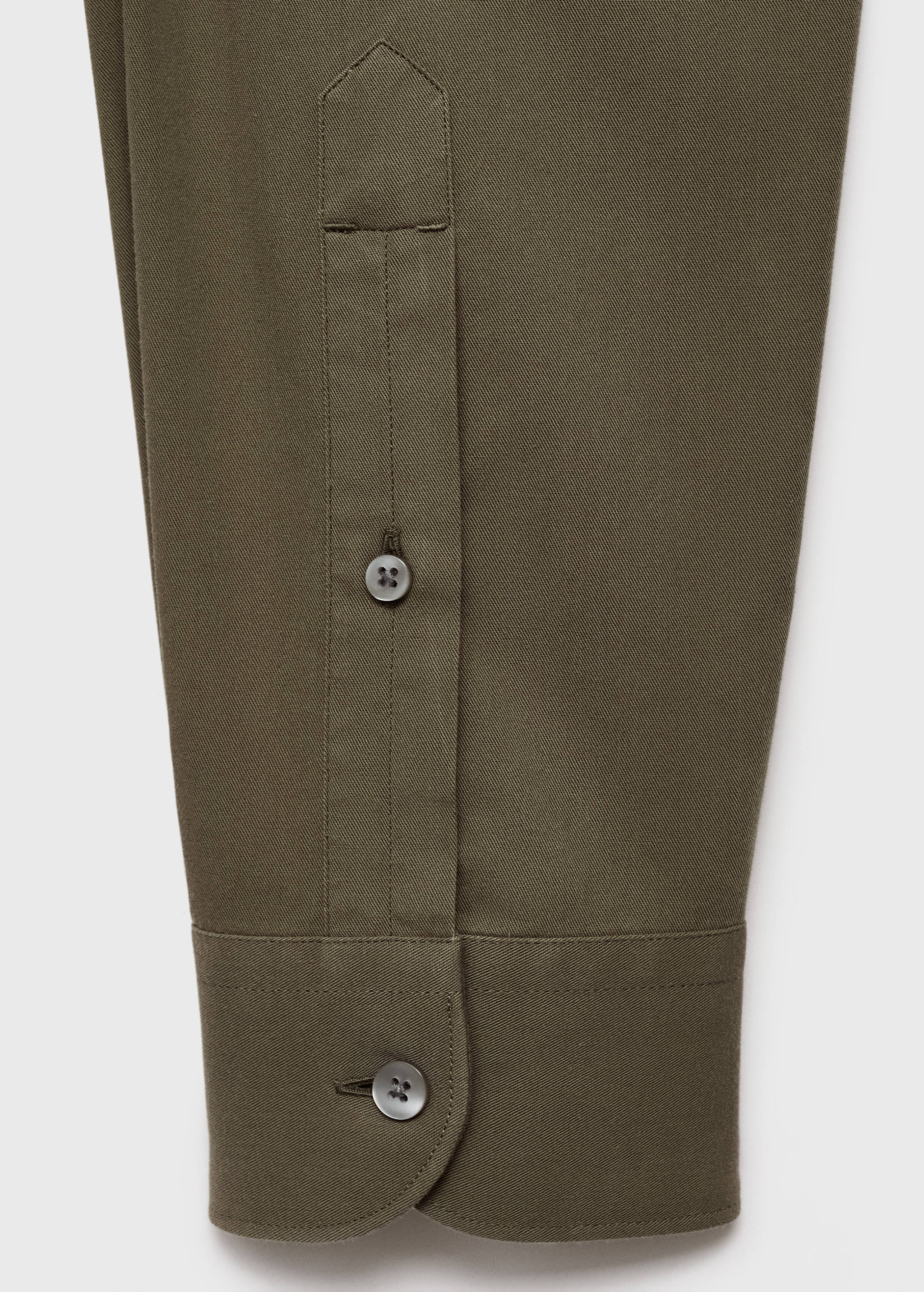 100% cotton regular fit pocket shirt - Details of the article 0