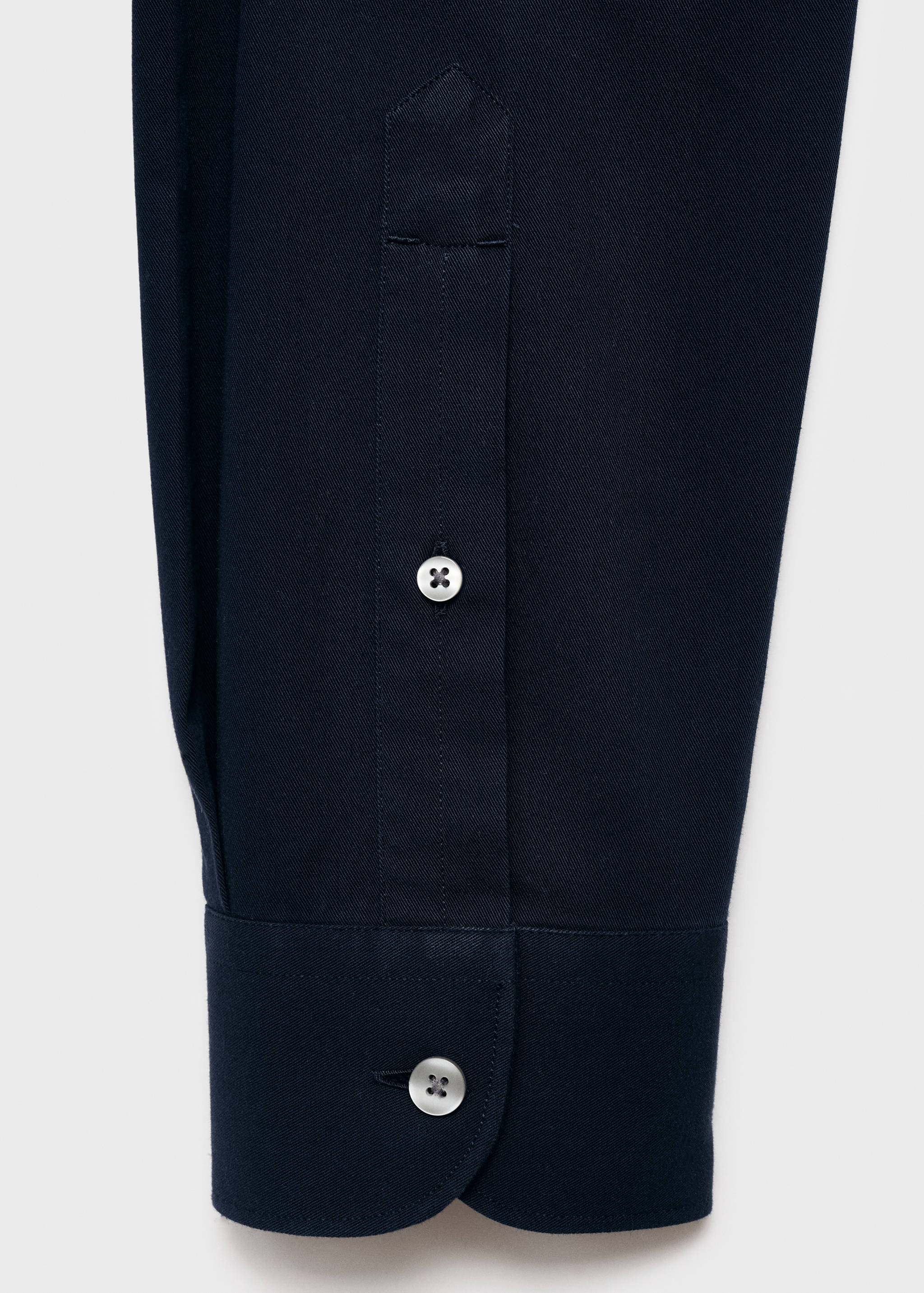 100% cotton regular fit pocket shirt - Details of the article 0
