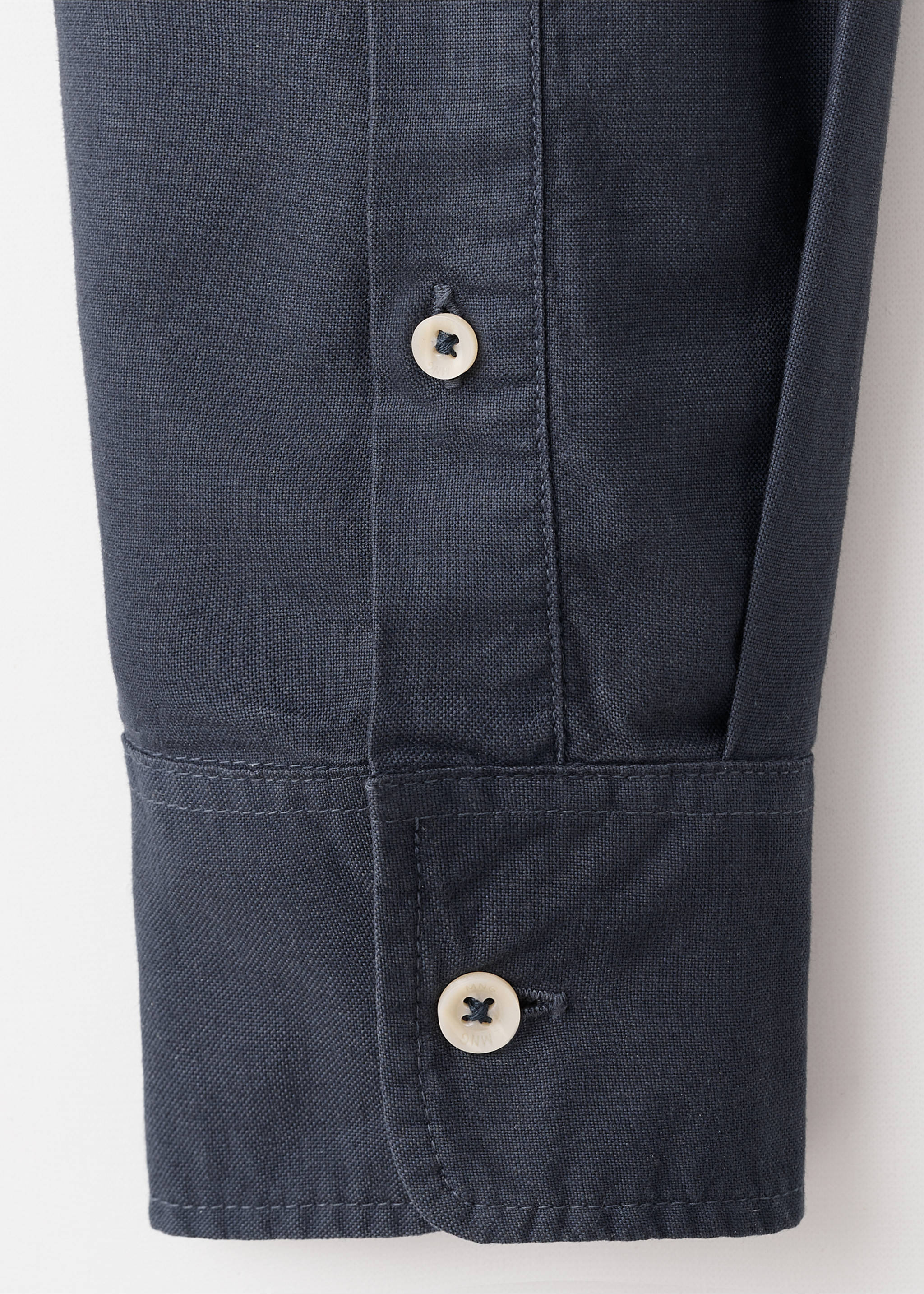 Katoenen blouse - Detail van het artikel 0, Marineblauw. Ref: 17094441-00.