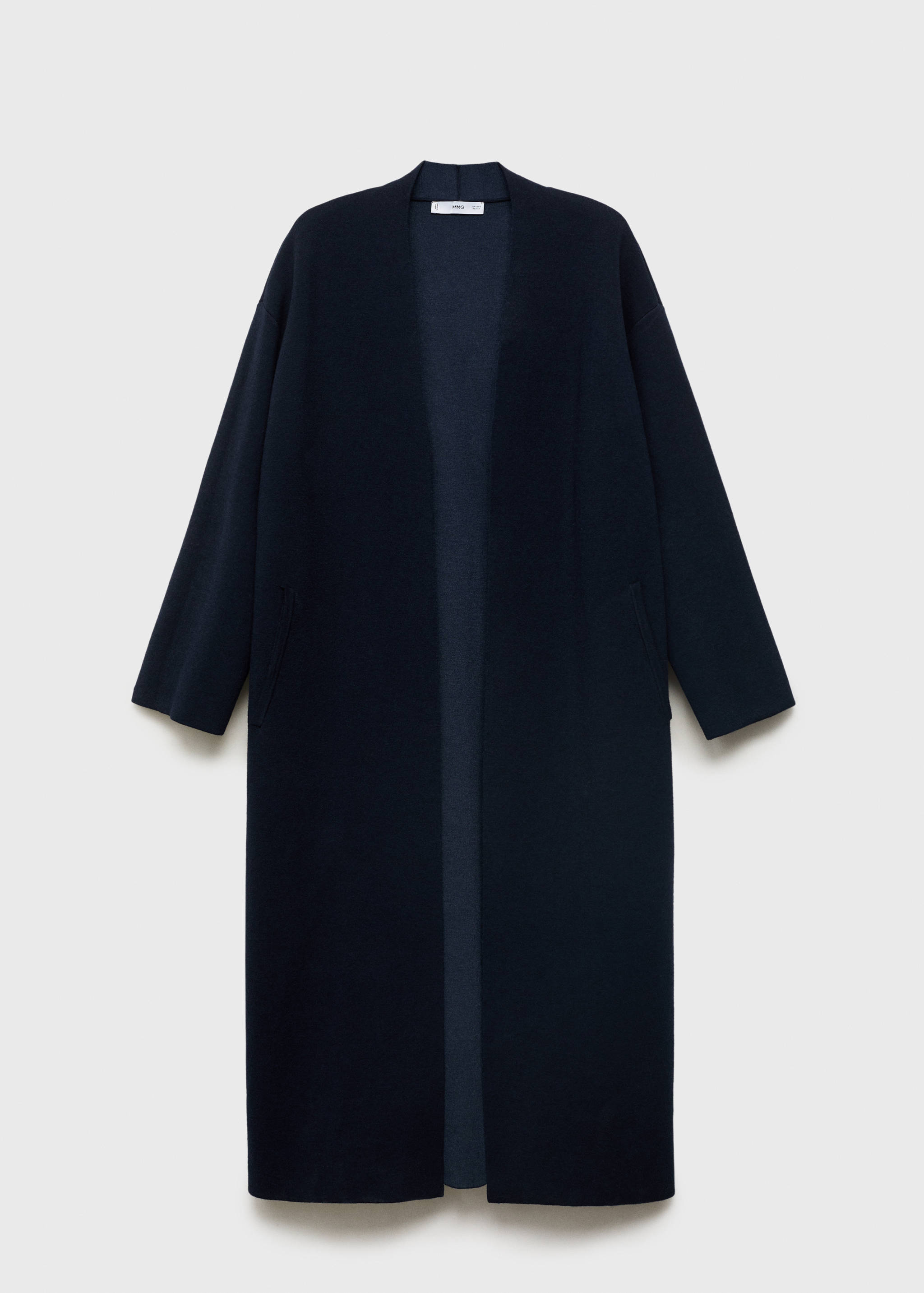 Knitted long coat - Article without model