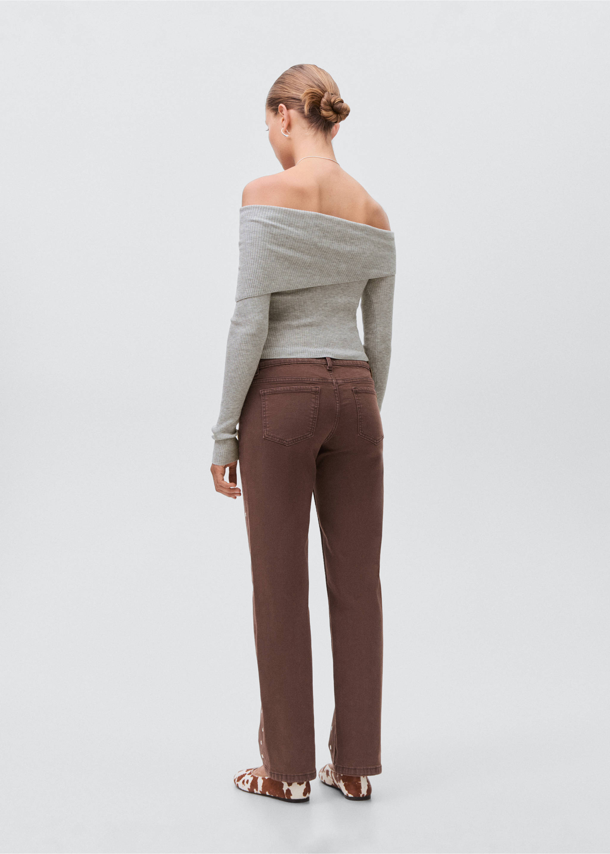 Strapless top - Reverse of the article, Medium Heather Grey. Ref: 17094782-00.