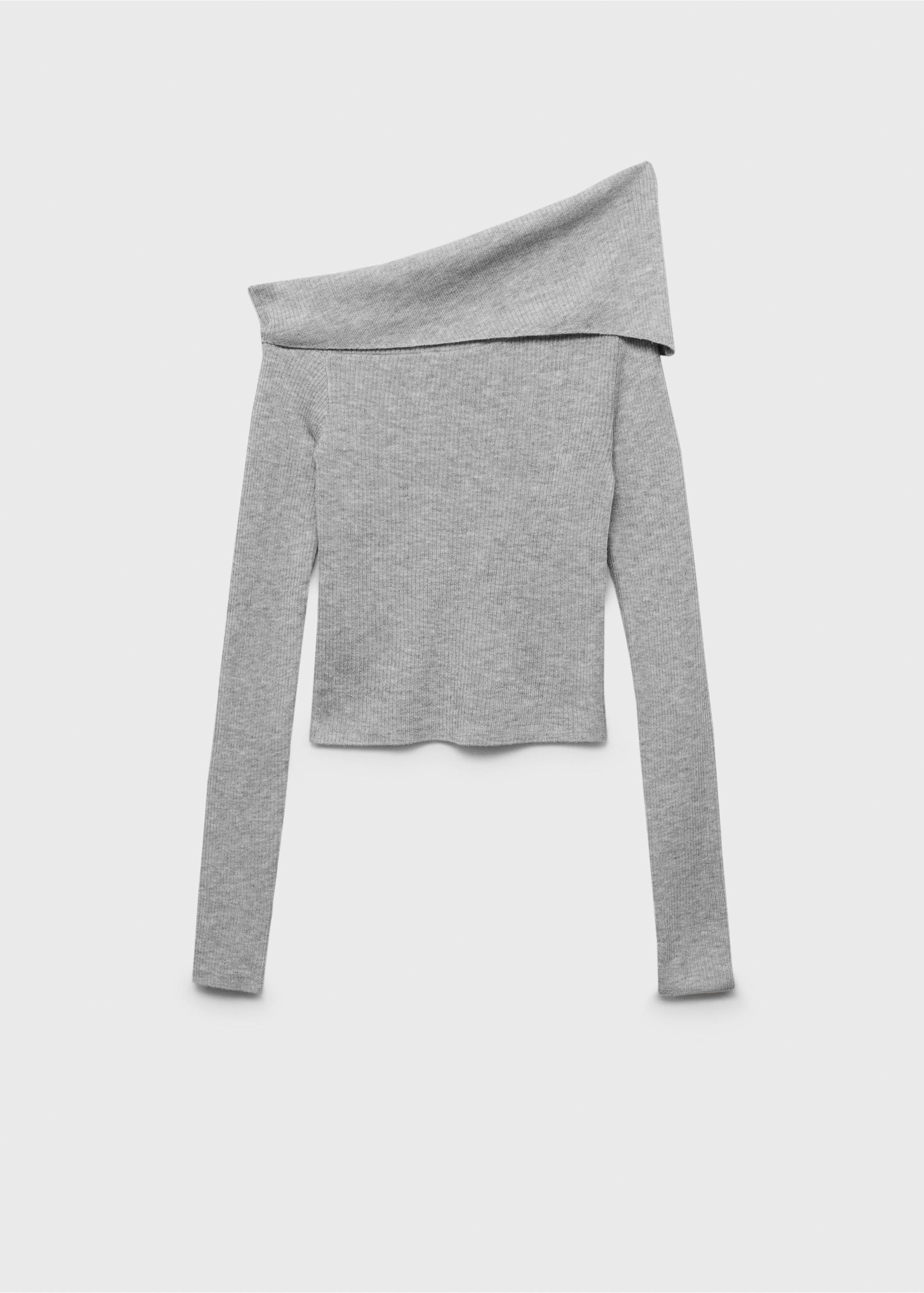 Strapless top - Article without model, Medium Heather Grey. Ref: 17094782-00.