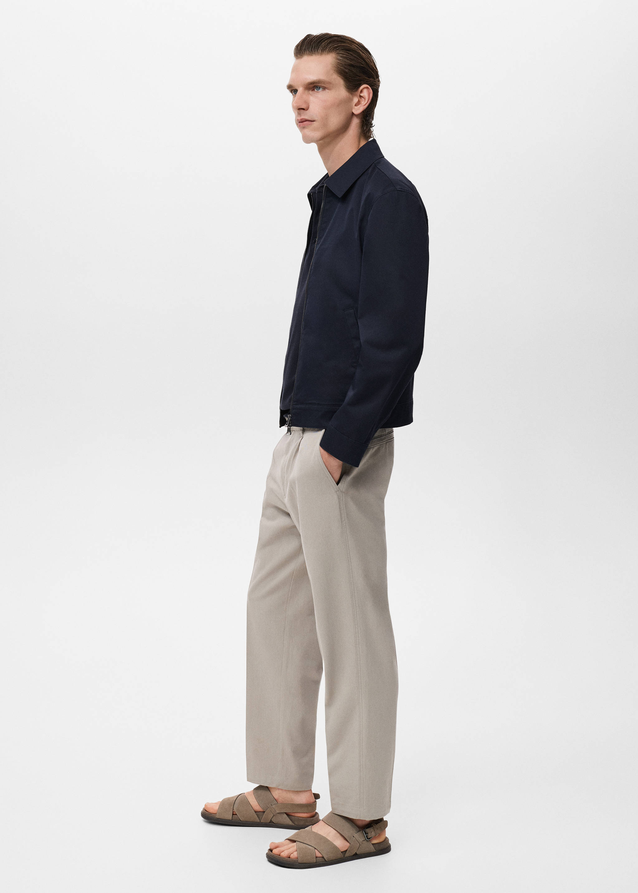 Zipper cotton jacket - Details of the article 2