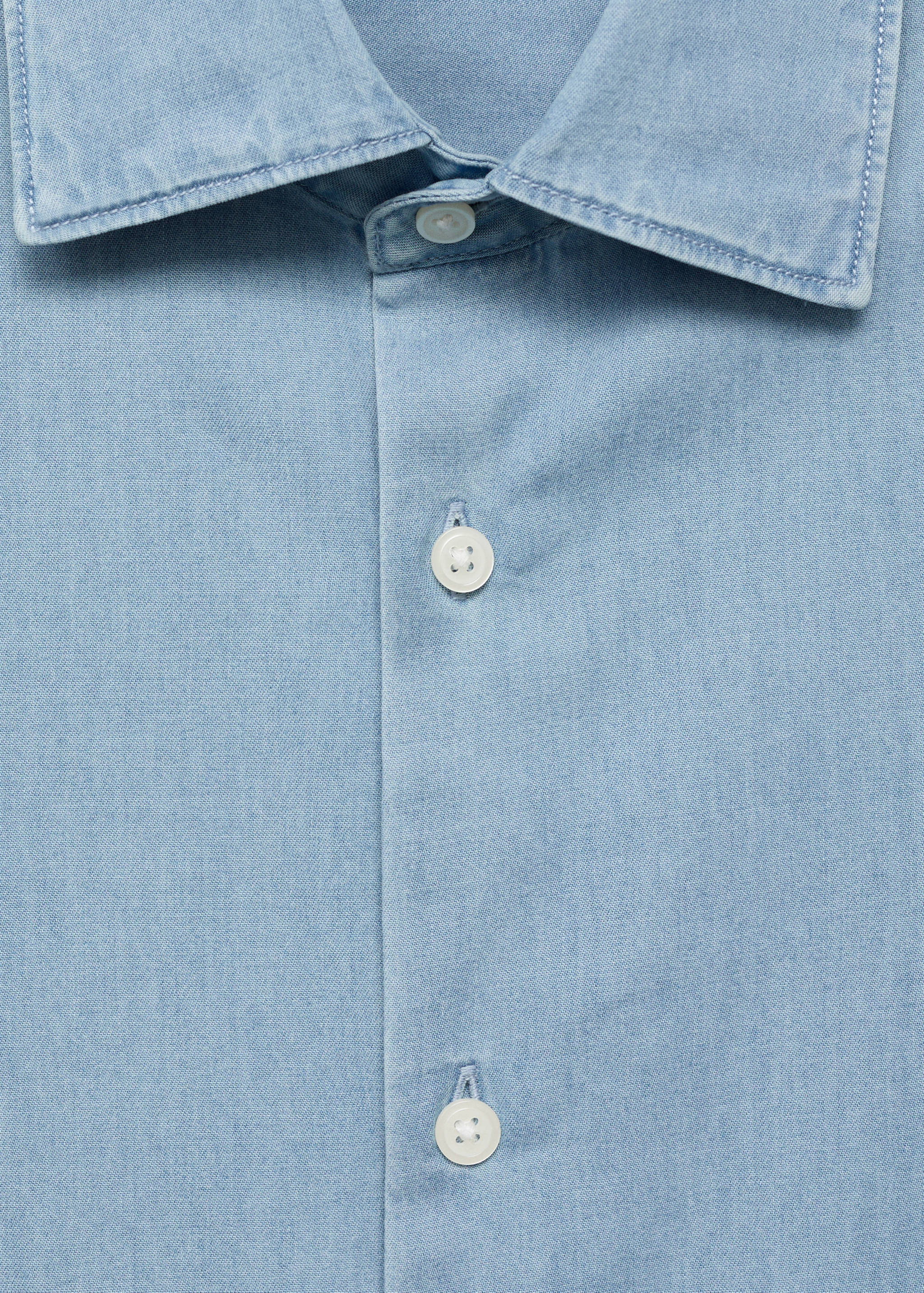 Chambray overhemd 100% katoen - Detail van het artikel 8