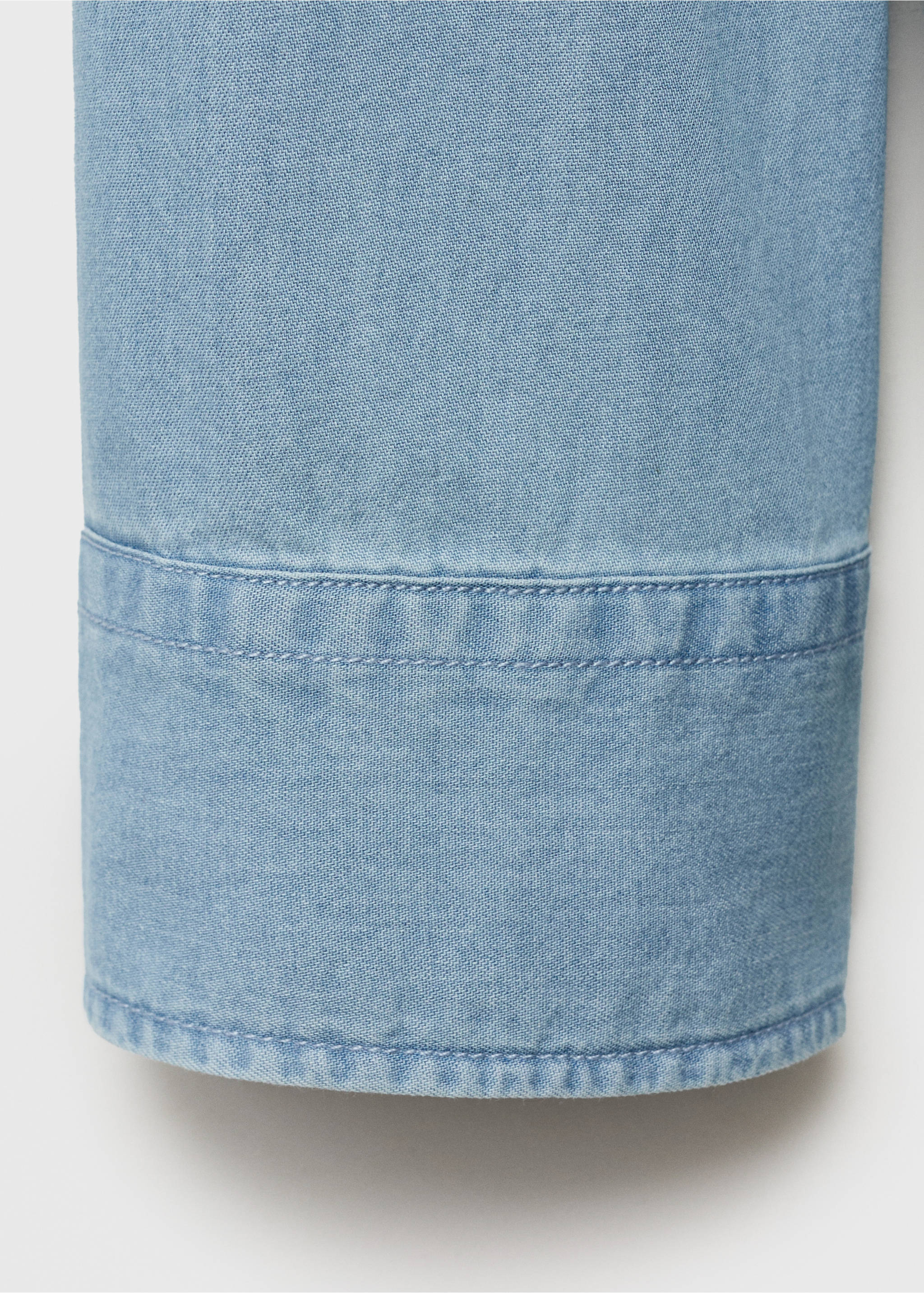 Chambray overhemd 100% katoen - Detail van het artikel 0, Lichtblauw. Ref: 17095149-00.