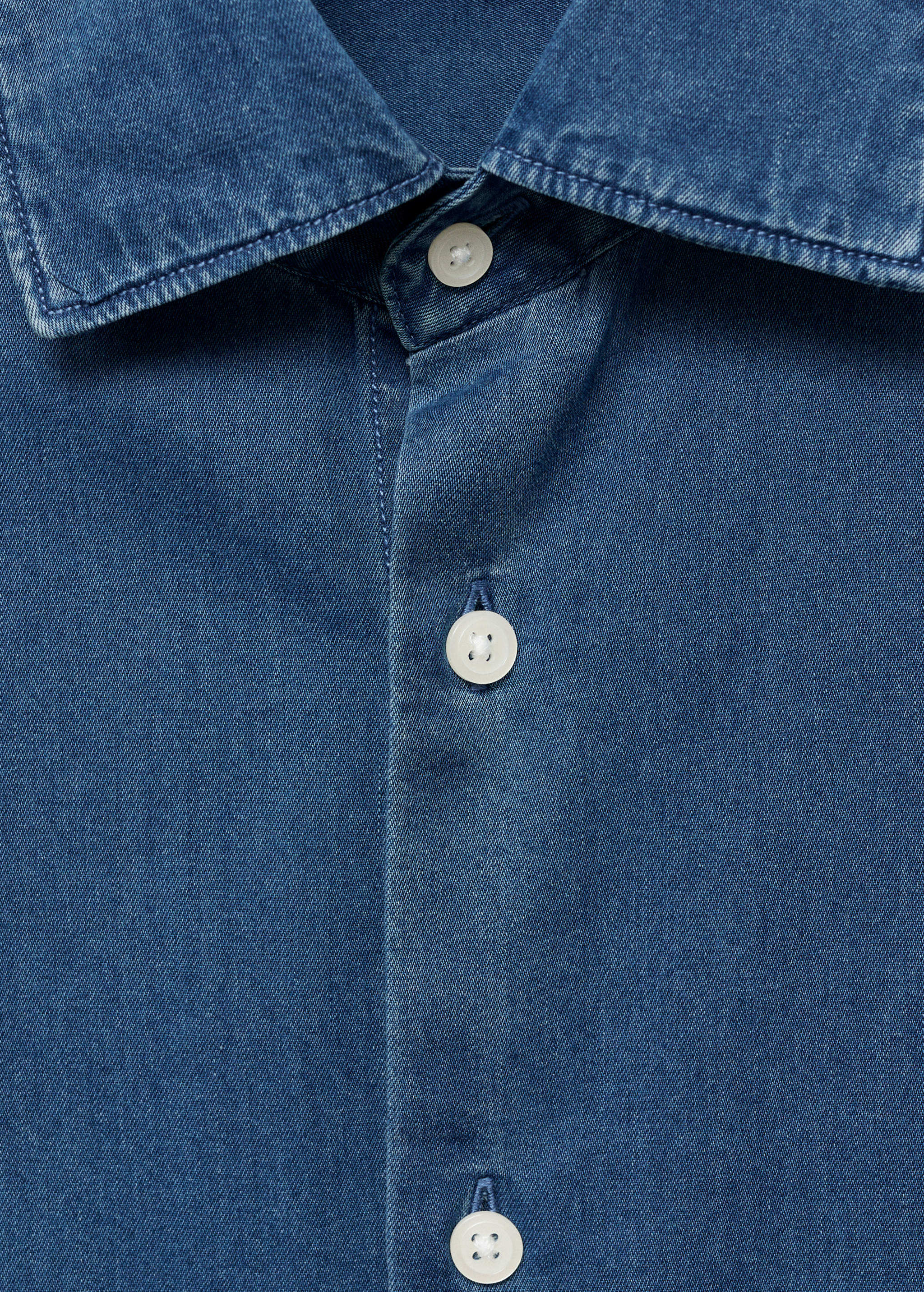 Chambray overhemd 100% katoen - Detail van het artikel 8