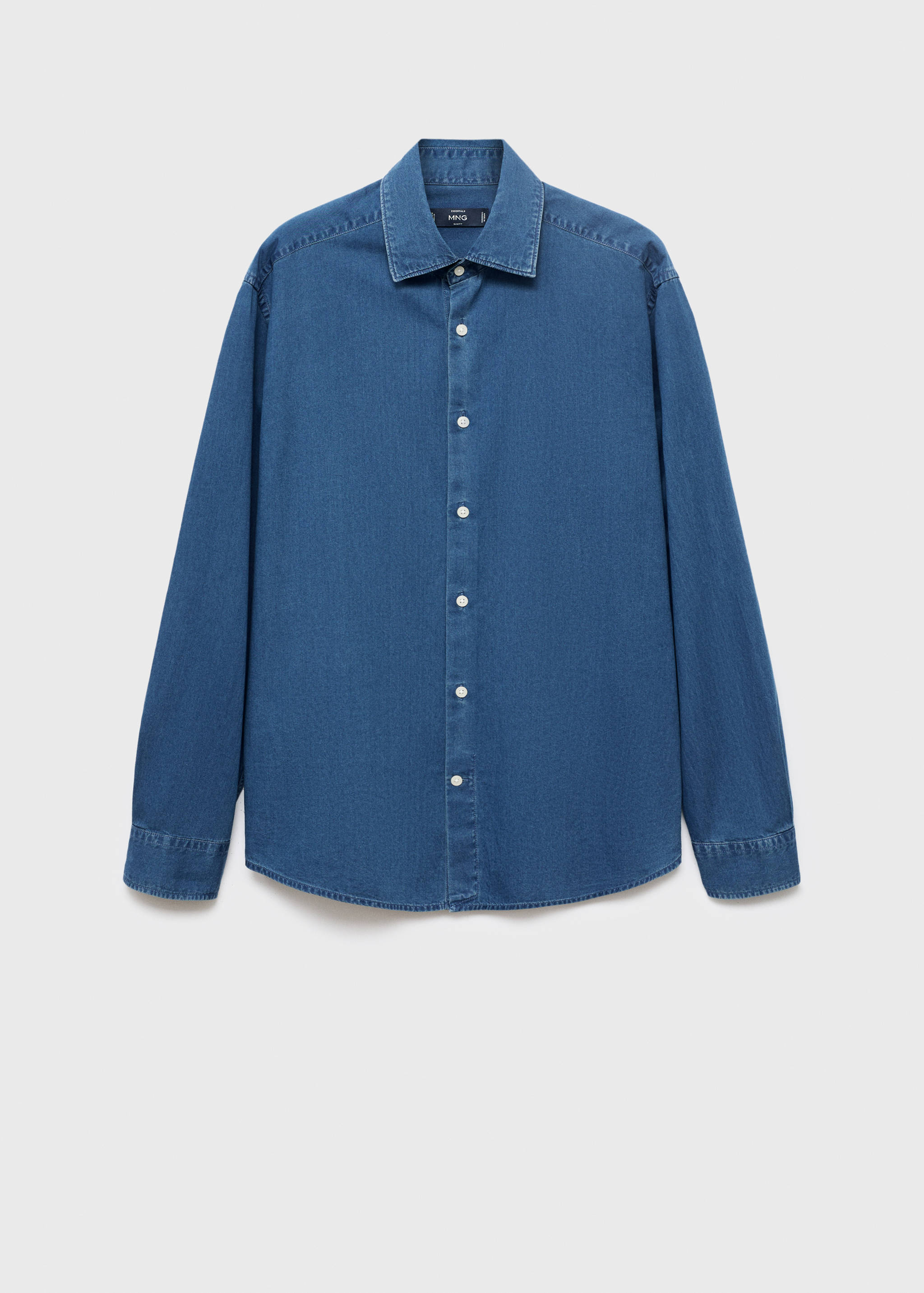 Chambray overhemd 100% katoen - Artikel zonder model