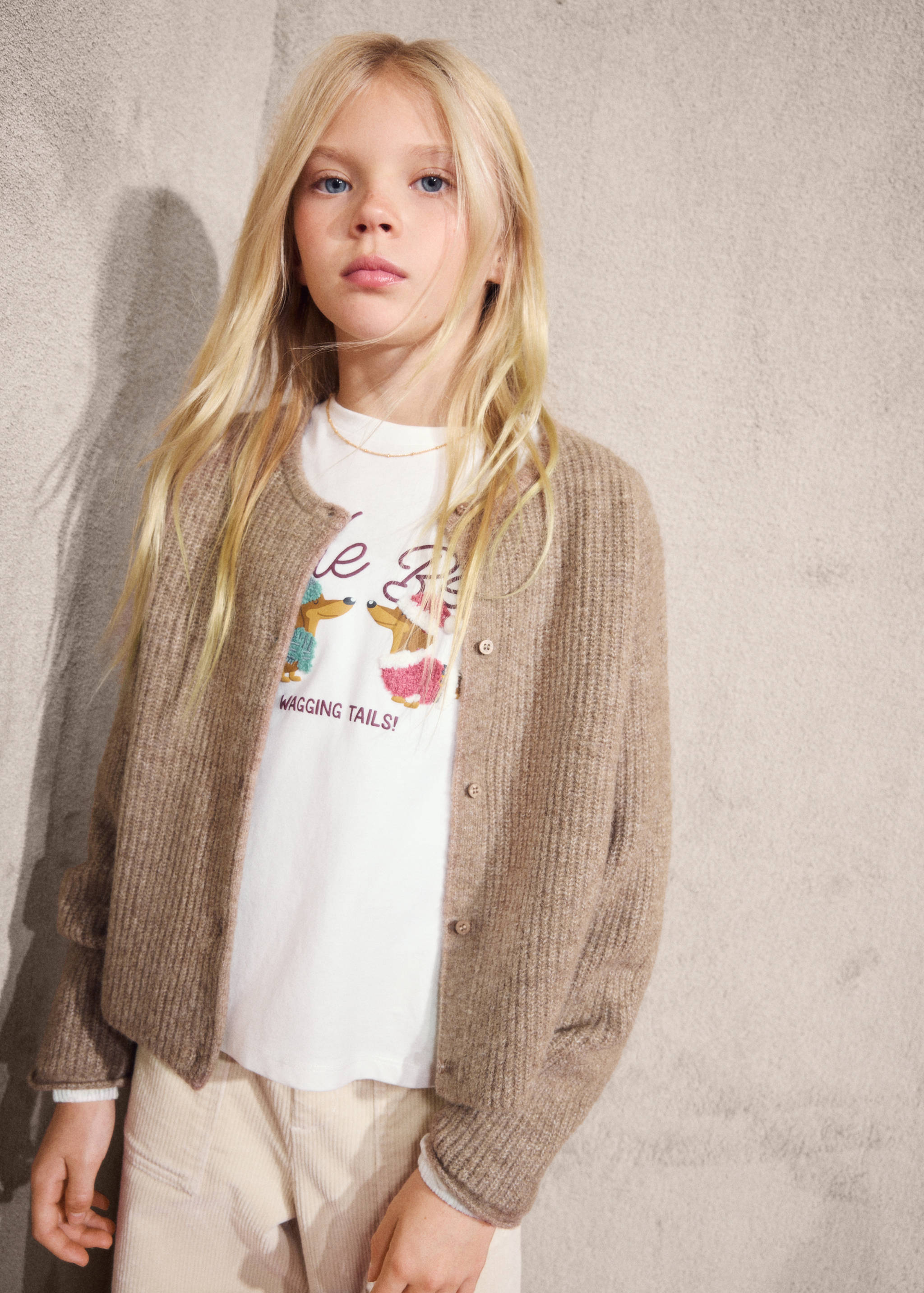 Knitted button cardigan - Details of the article 5