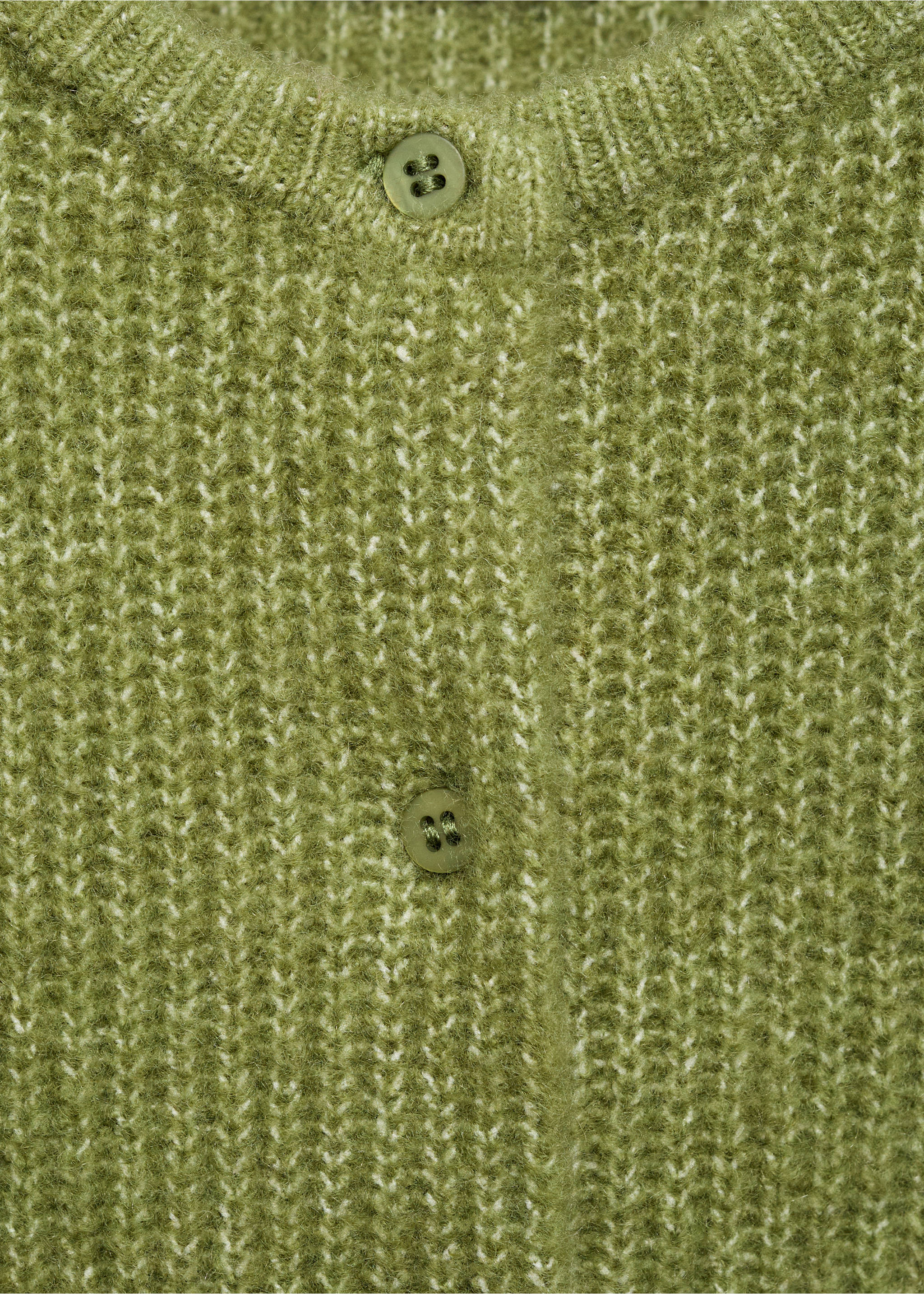 Cardigan maille boutons - Détail de l'article 8, Vert. Ref: 17095154-00.