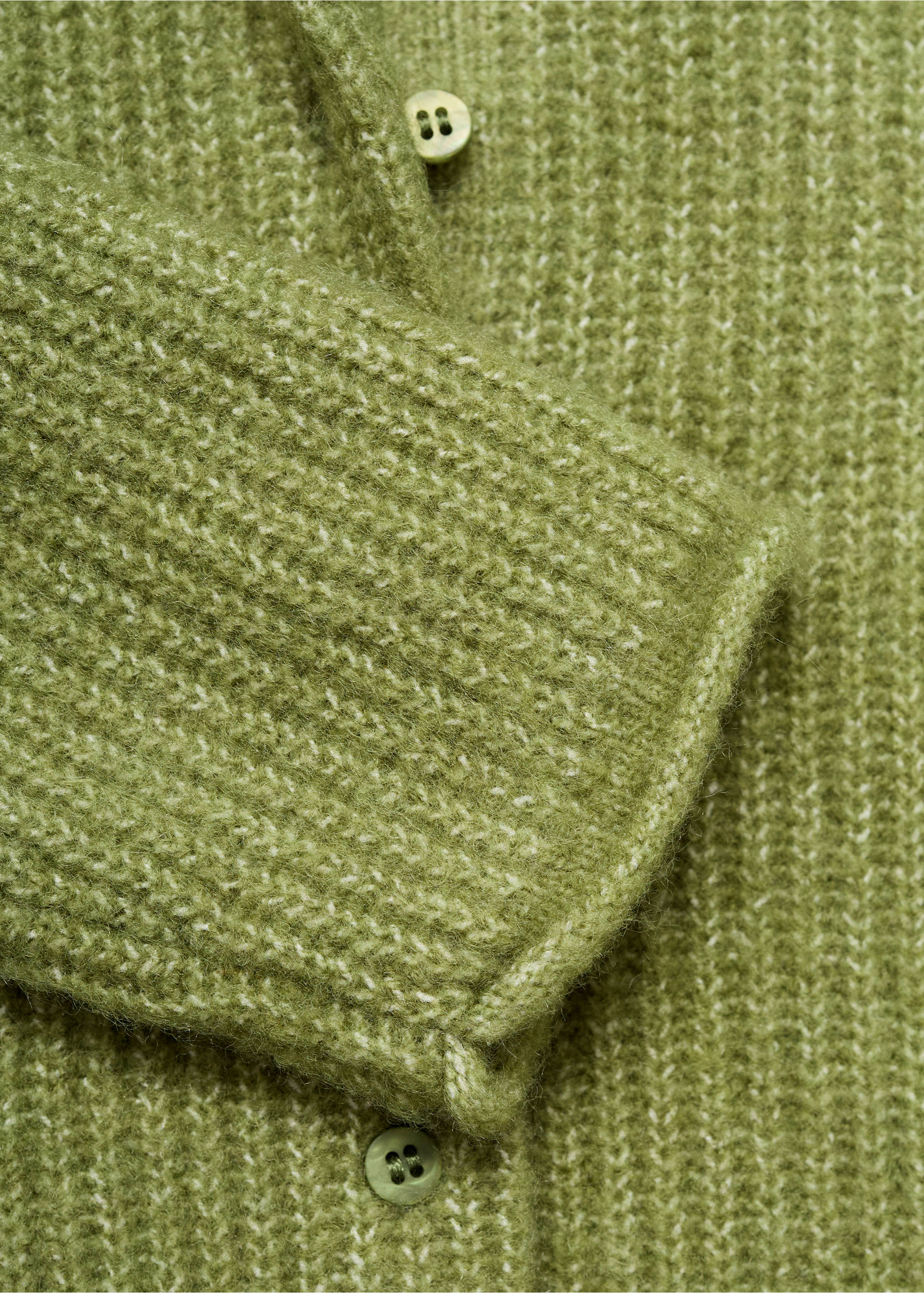 Cardigan maille boutons - Détail de l'article 0, Vert. Ref: 17095154-00.