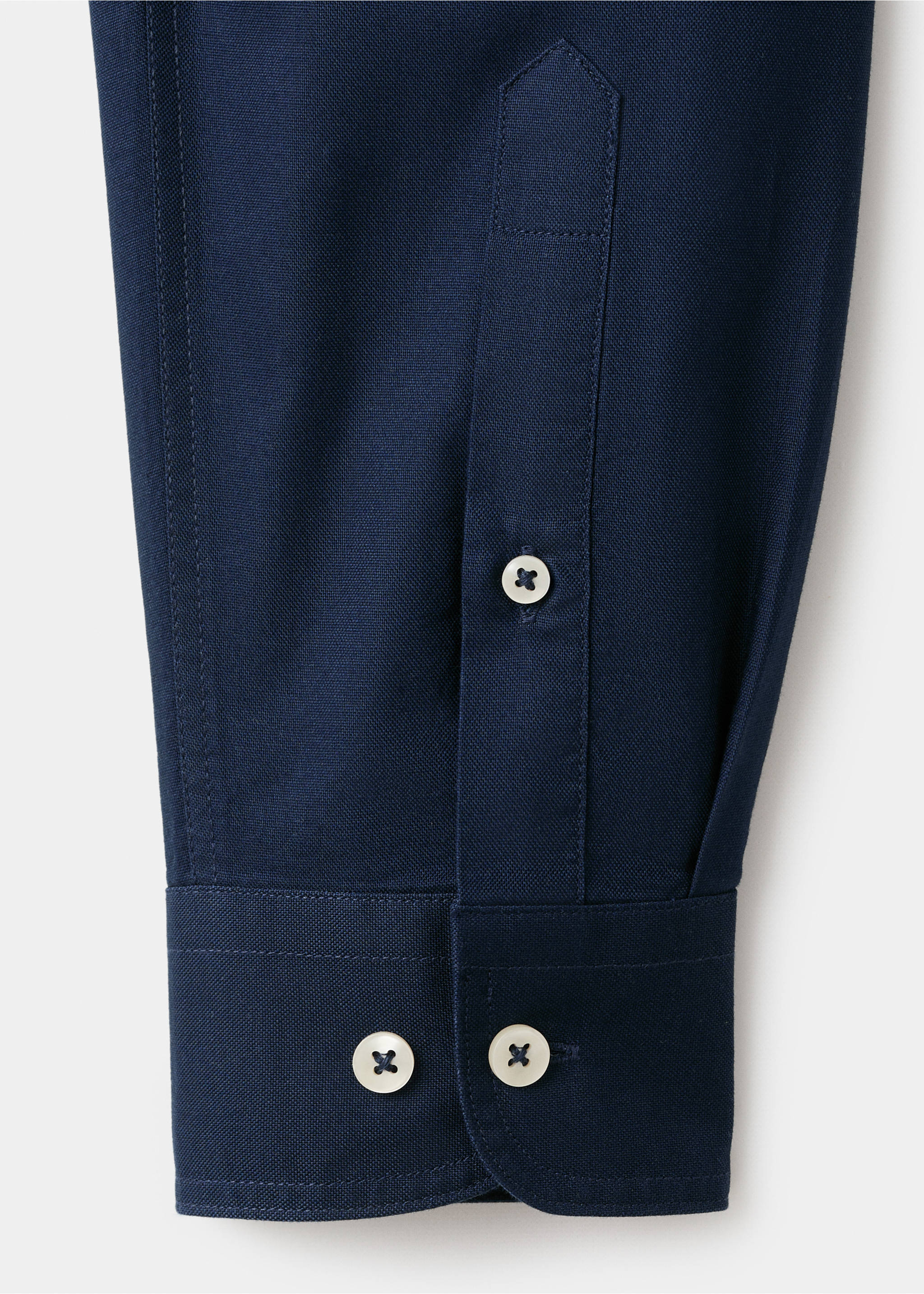 Chemise 100 % coton Oxford - Détail de l'article 0, Bleu marine foncé. Ref: 17095156-00.
