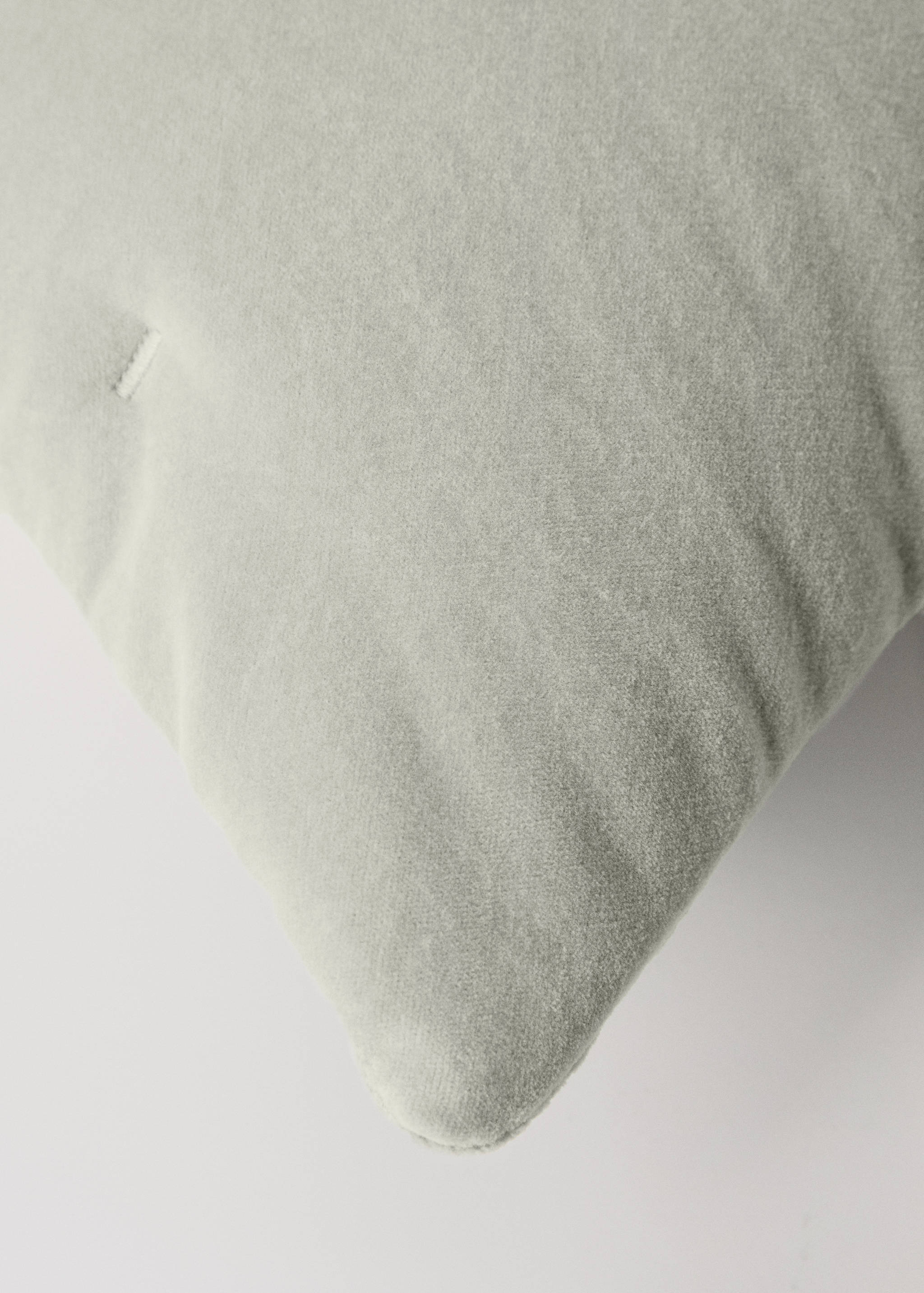 Cotton velvet garment-dyed cushion cover for children’s bed 30x40 cm - Details of the article 2