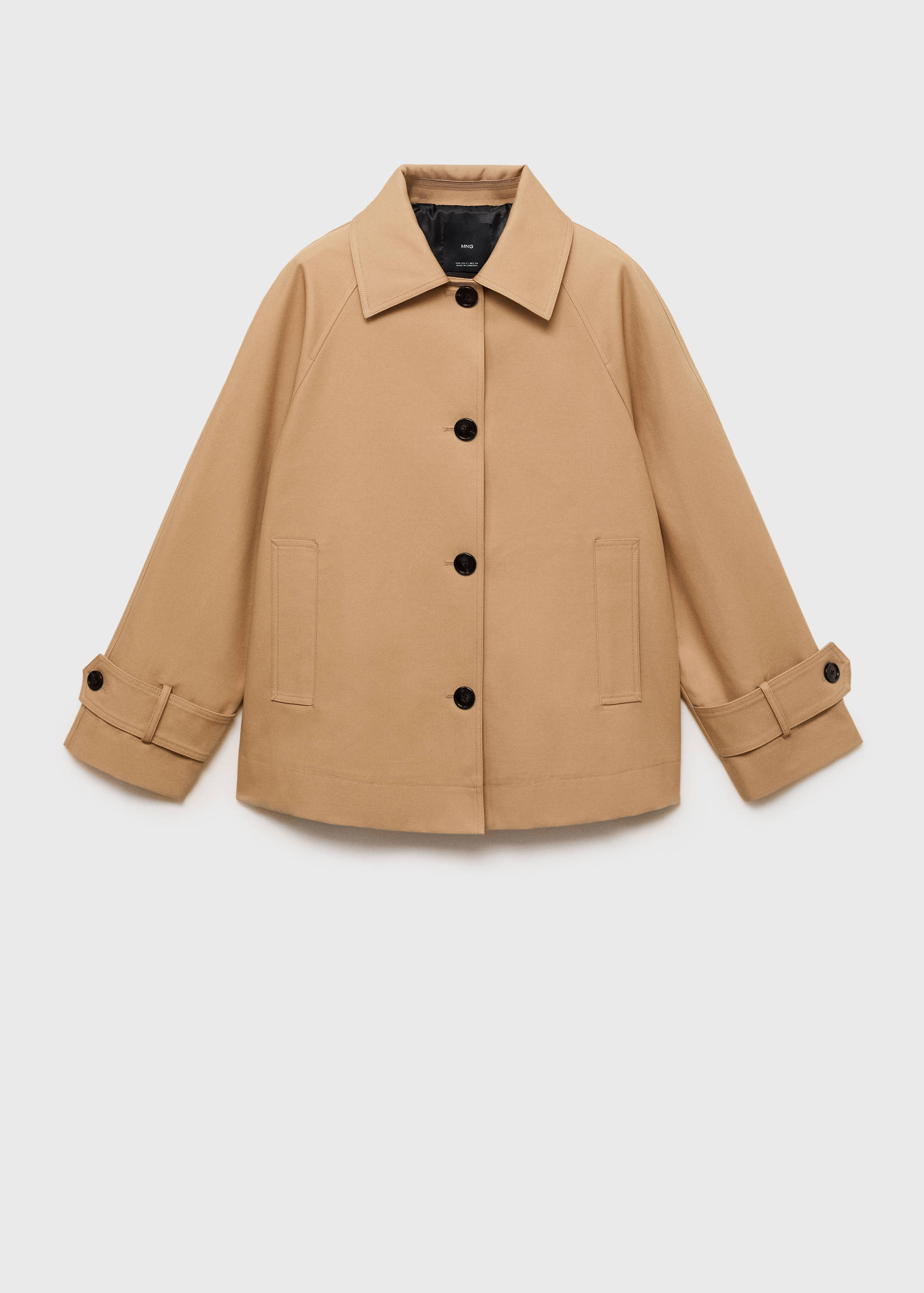 Oversized parka with epaulettes - Article without model