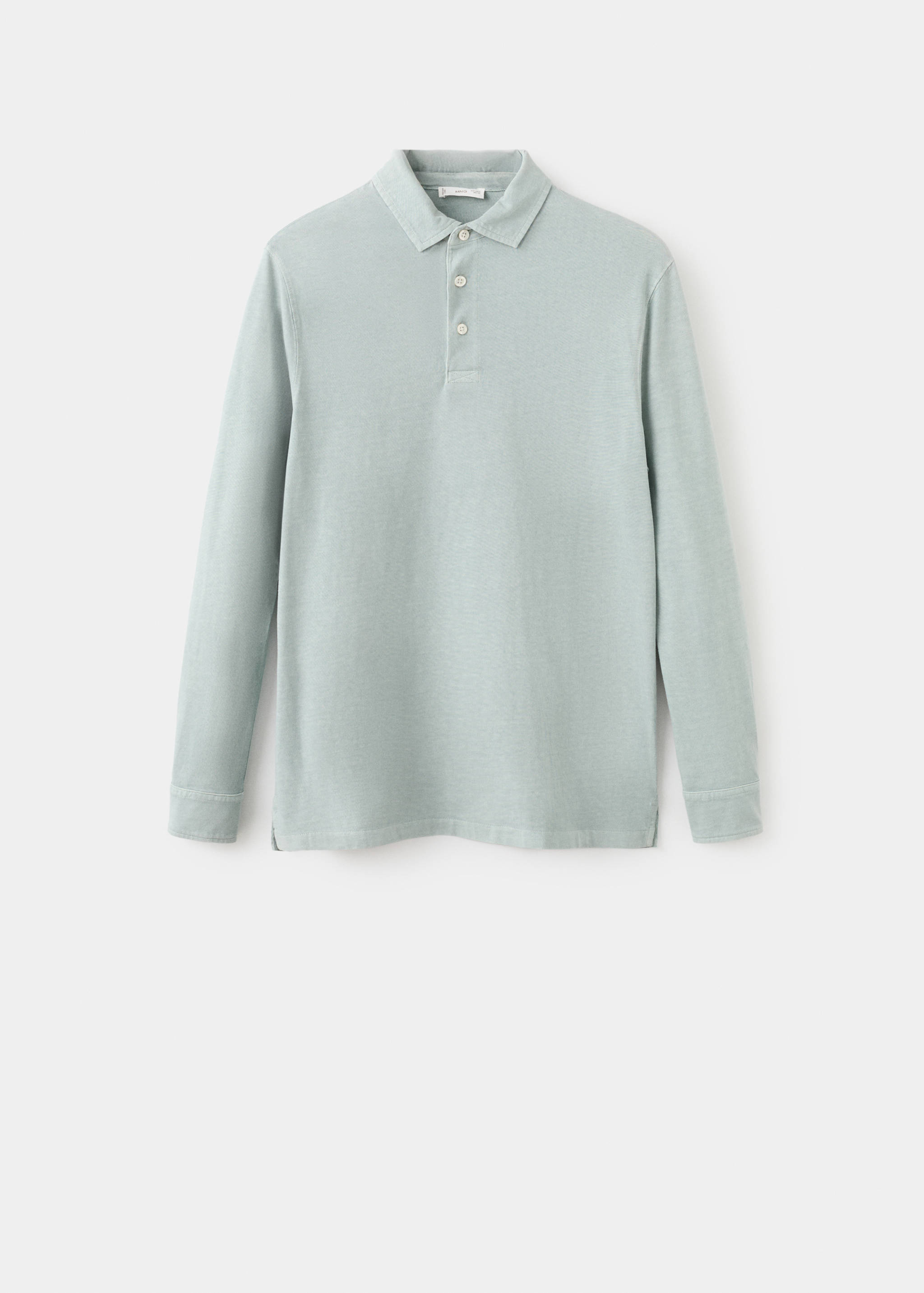 Cotton basic polo shirt - Article without model