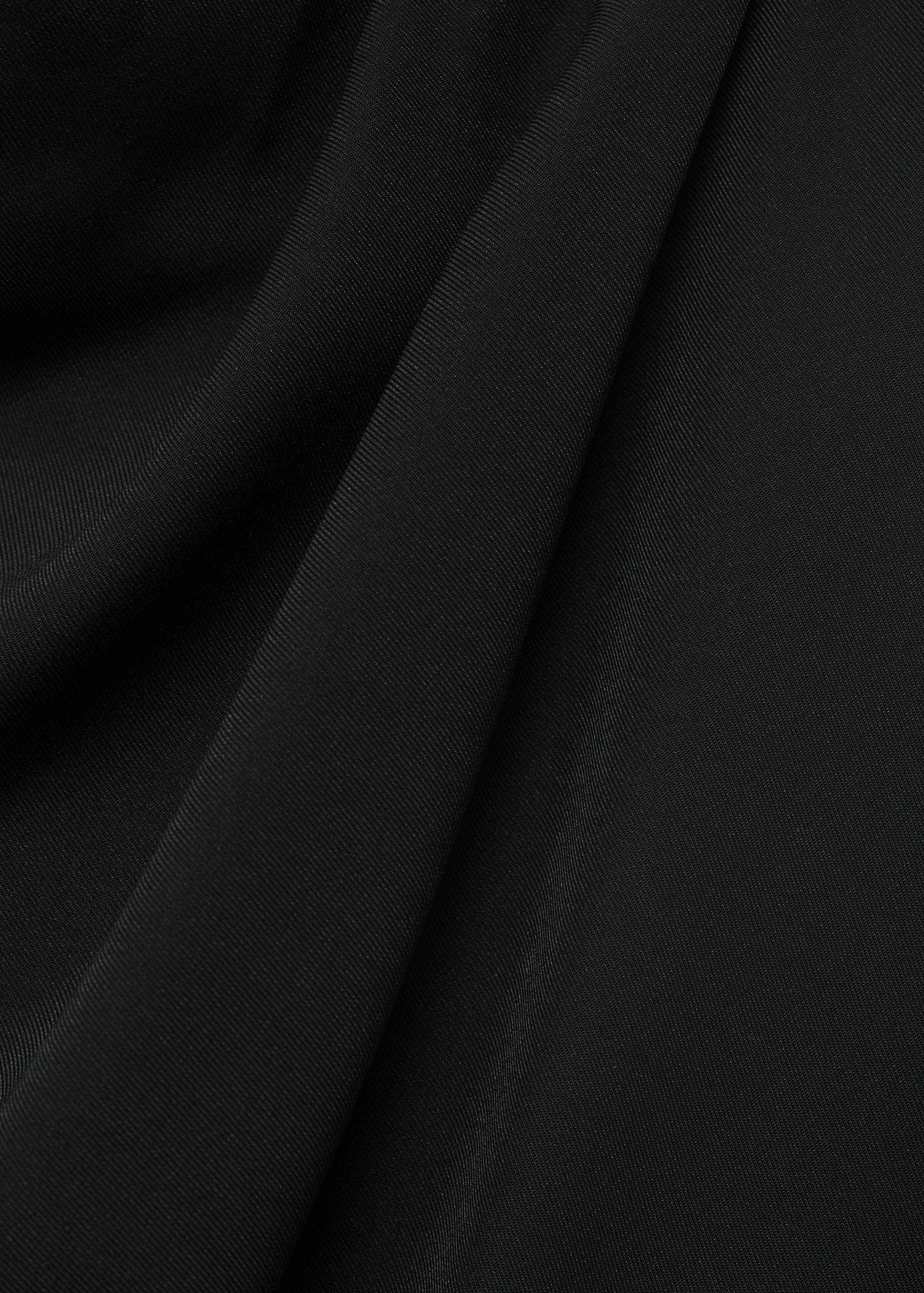 Mono largo cuello drapeado cinturón - Detalle del artículo 8