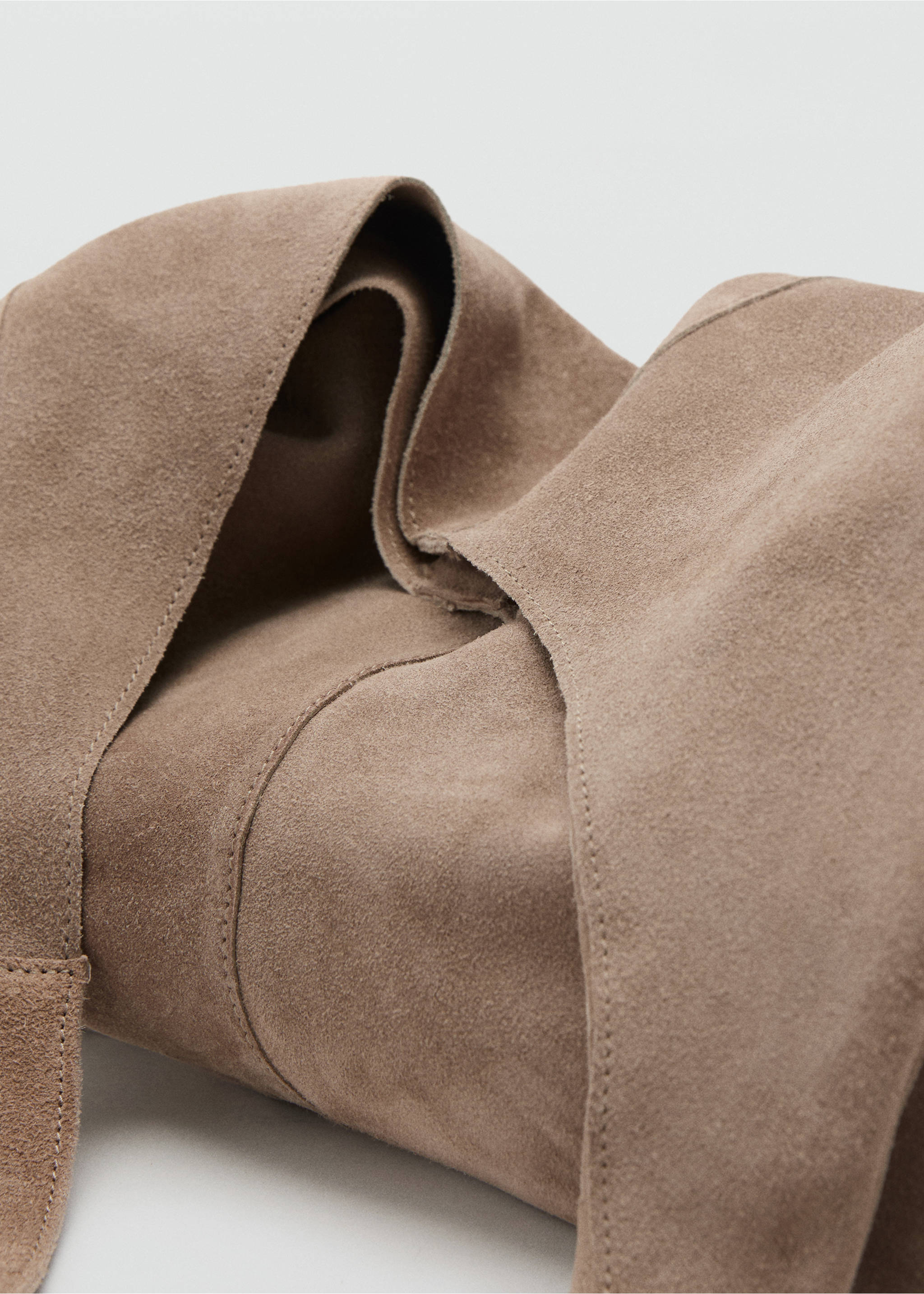 Borsa tote pelle - Dettaglio dell'articolo 2, Marrone medio. Ref: 17095789-00.