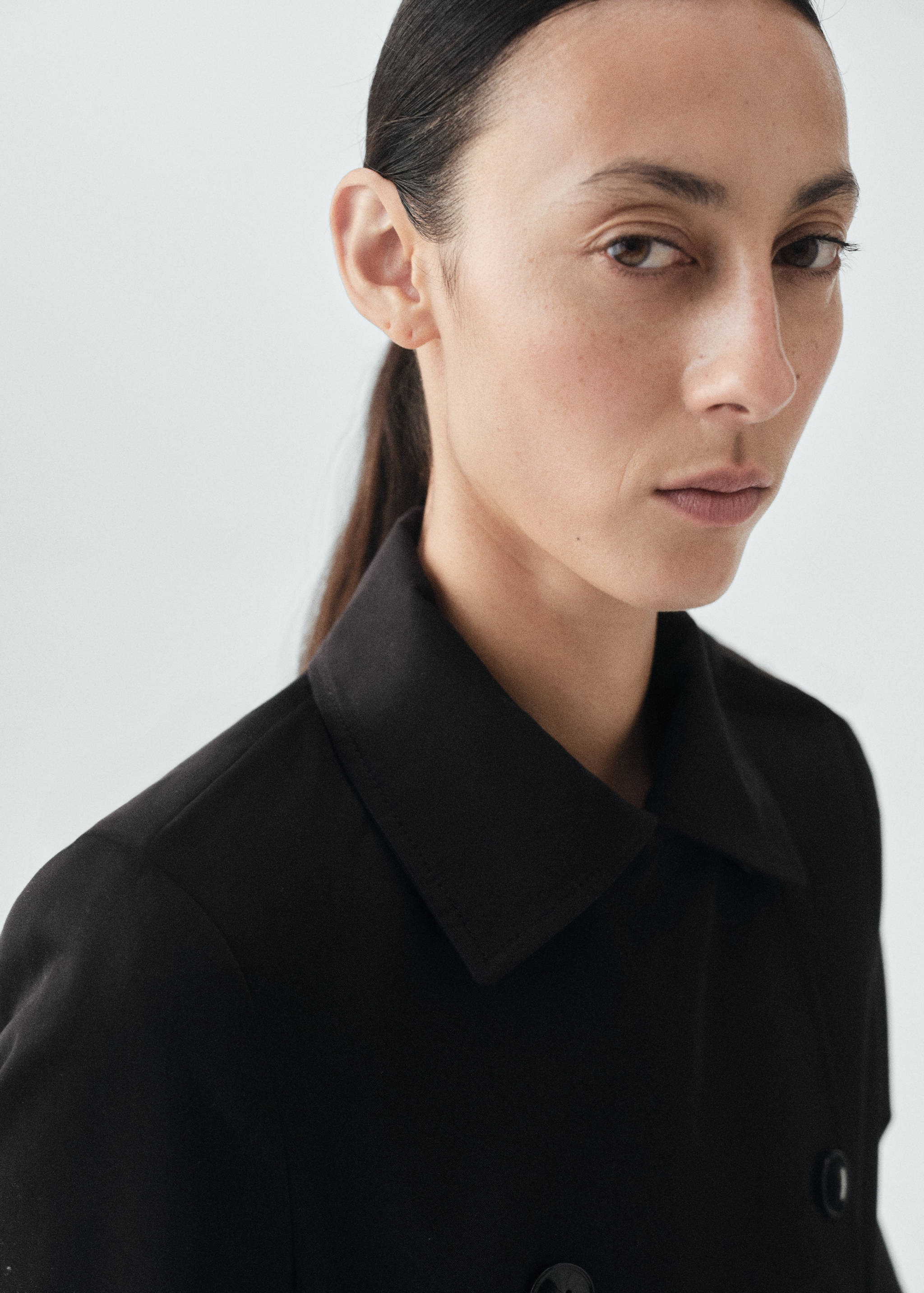 Classic 100% cotton trench coat - Details of the article 1
