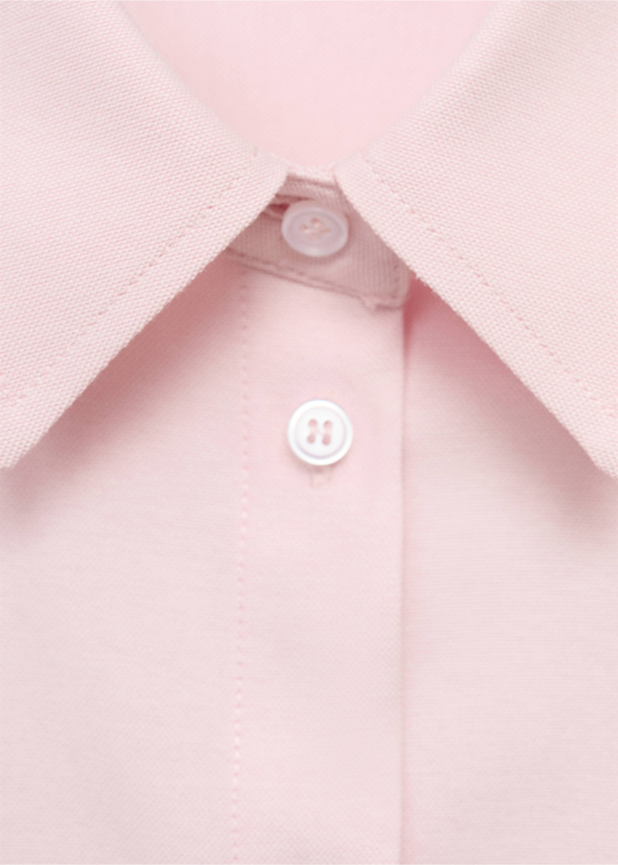 Pocket oversize shirt - Details of the article 8, Pastel Pink. Ref: 17095799-00.