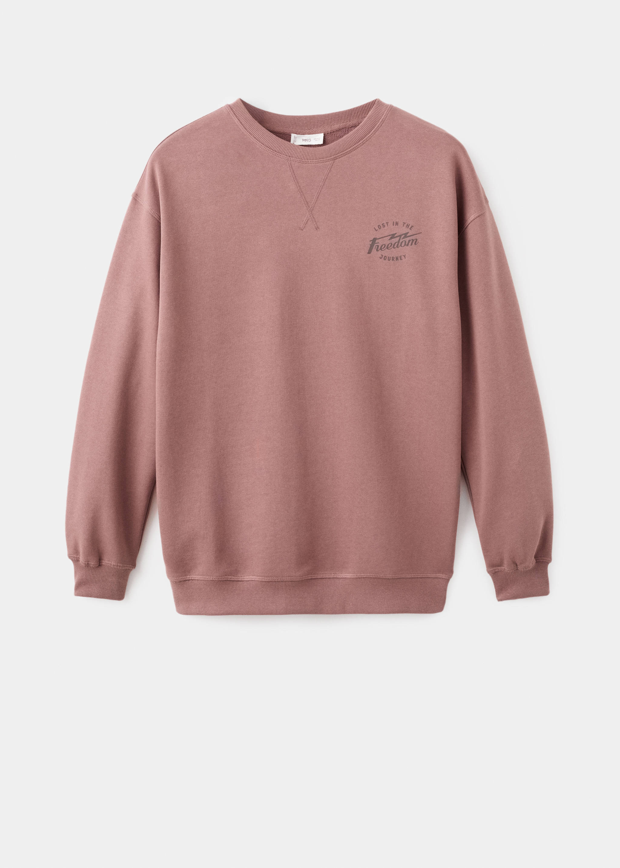 Printed cotton sweatshirt - Article without model