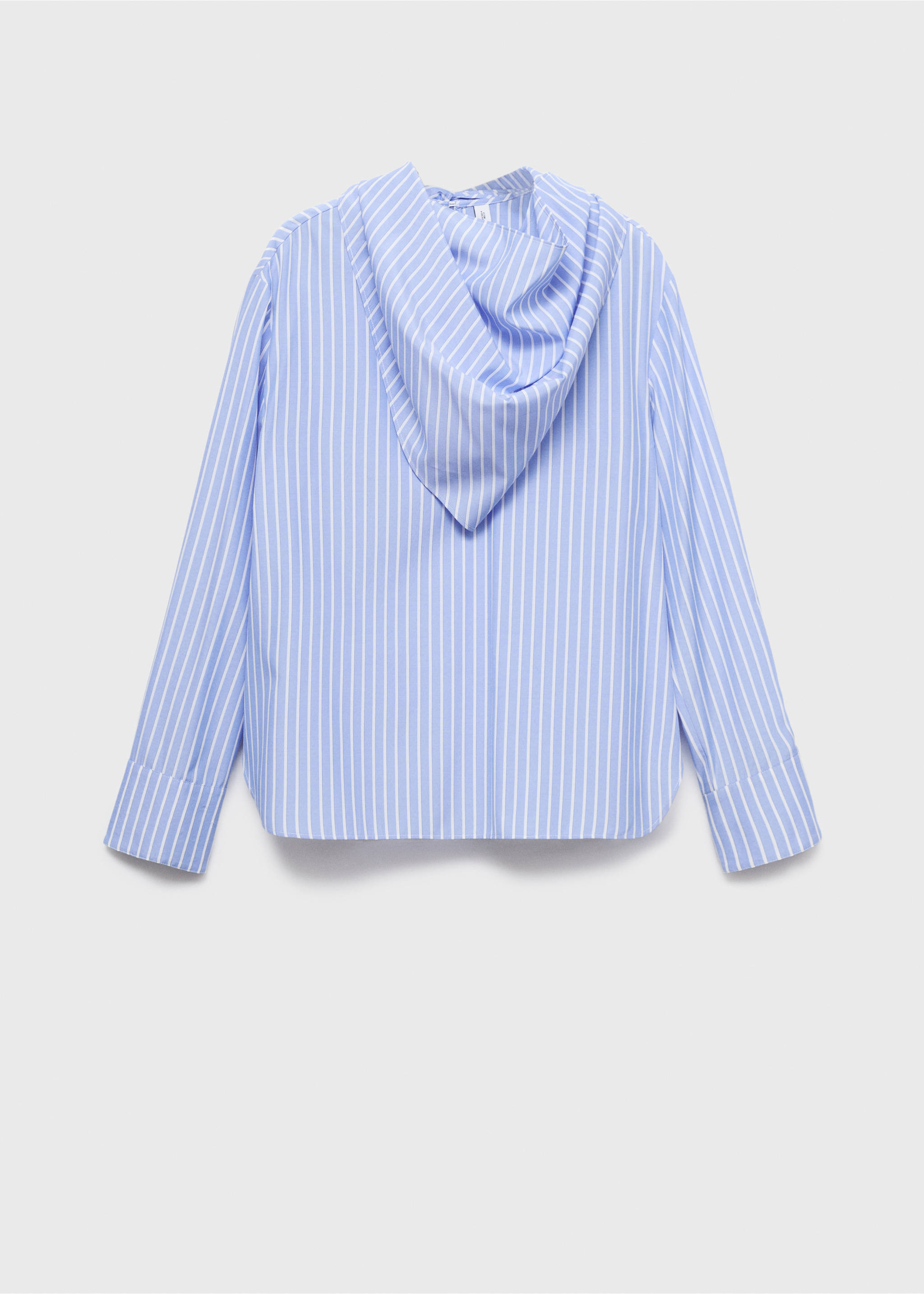 Striped blouse with handkerchief - Article without model, Sky Blue. Ref: 17095808-00.
