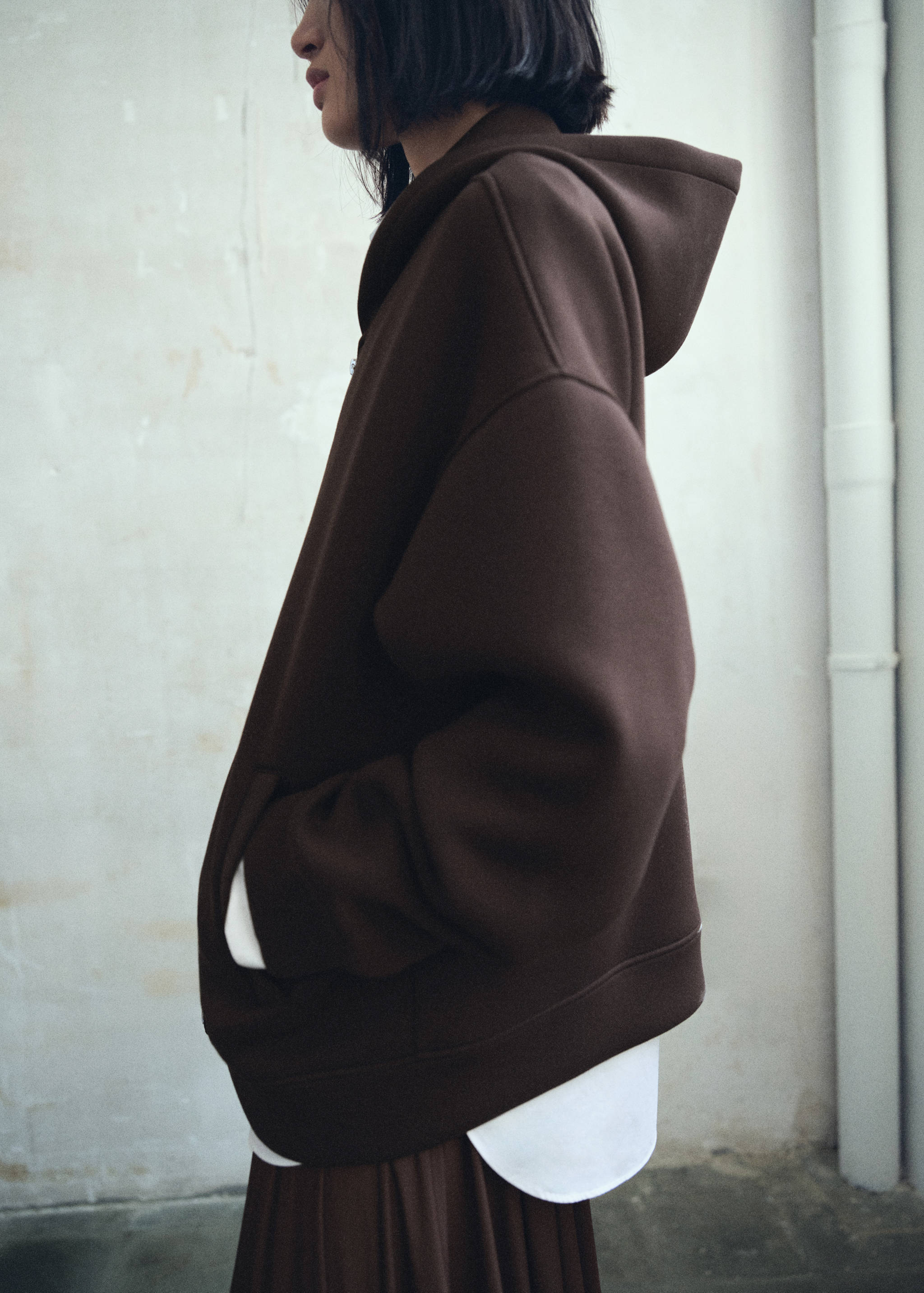 Chaqueta oversize capucha - Detalle del artículo 3