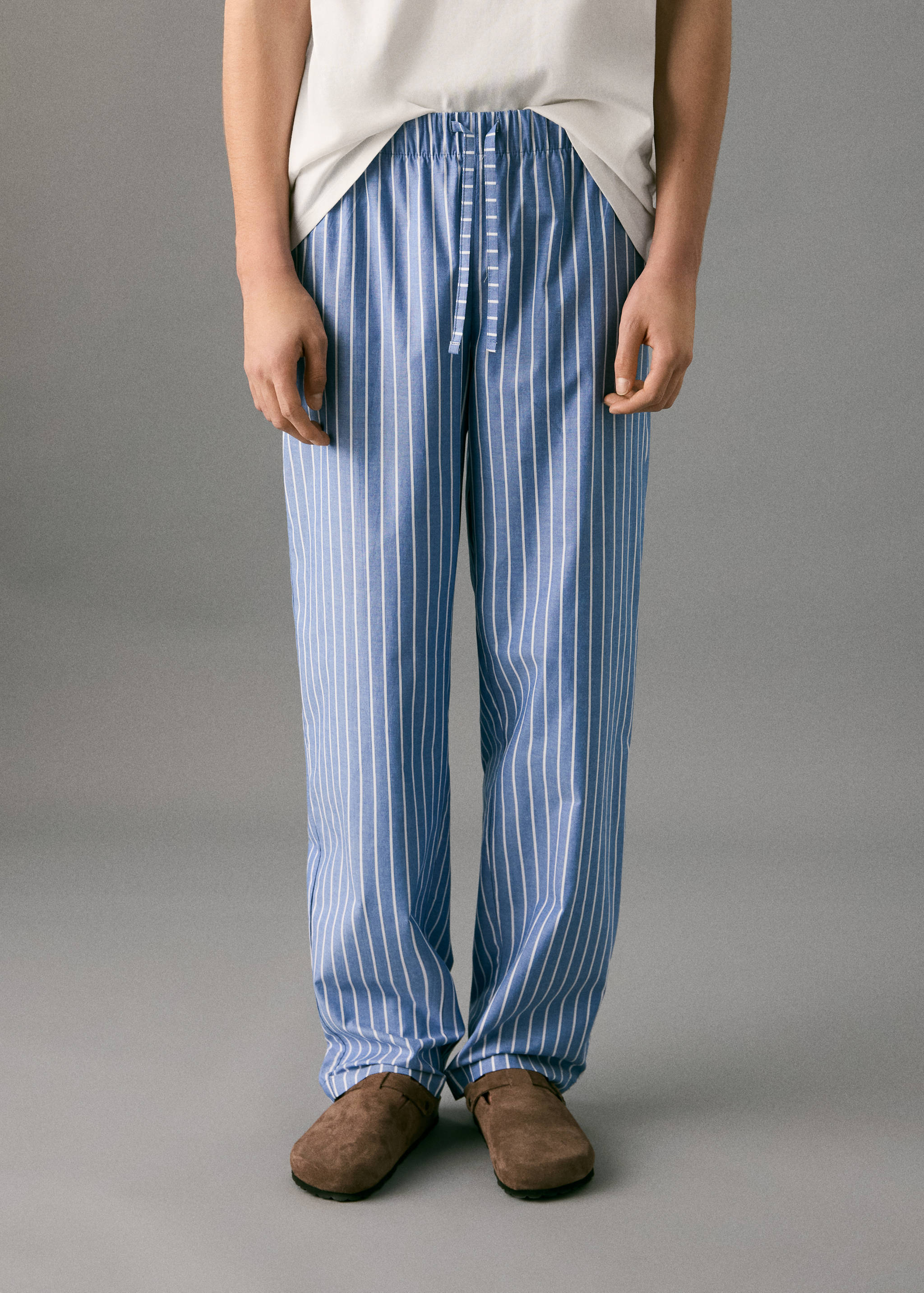 Striped long pyjamas - Details of the article 3